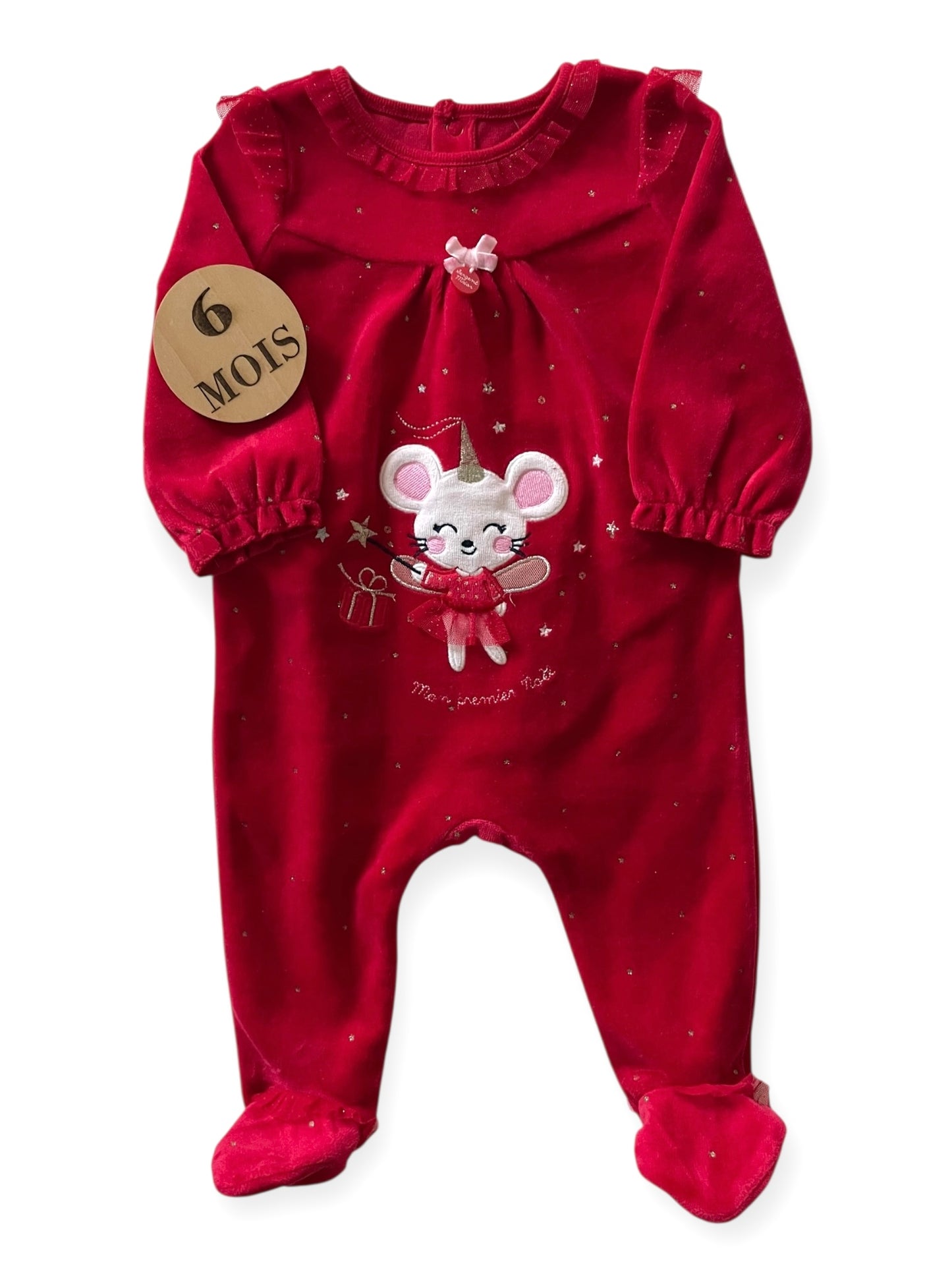 NOËL - Pyjama velours, rouge, Sergent Major