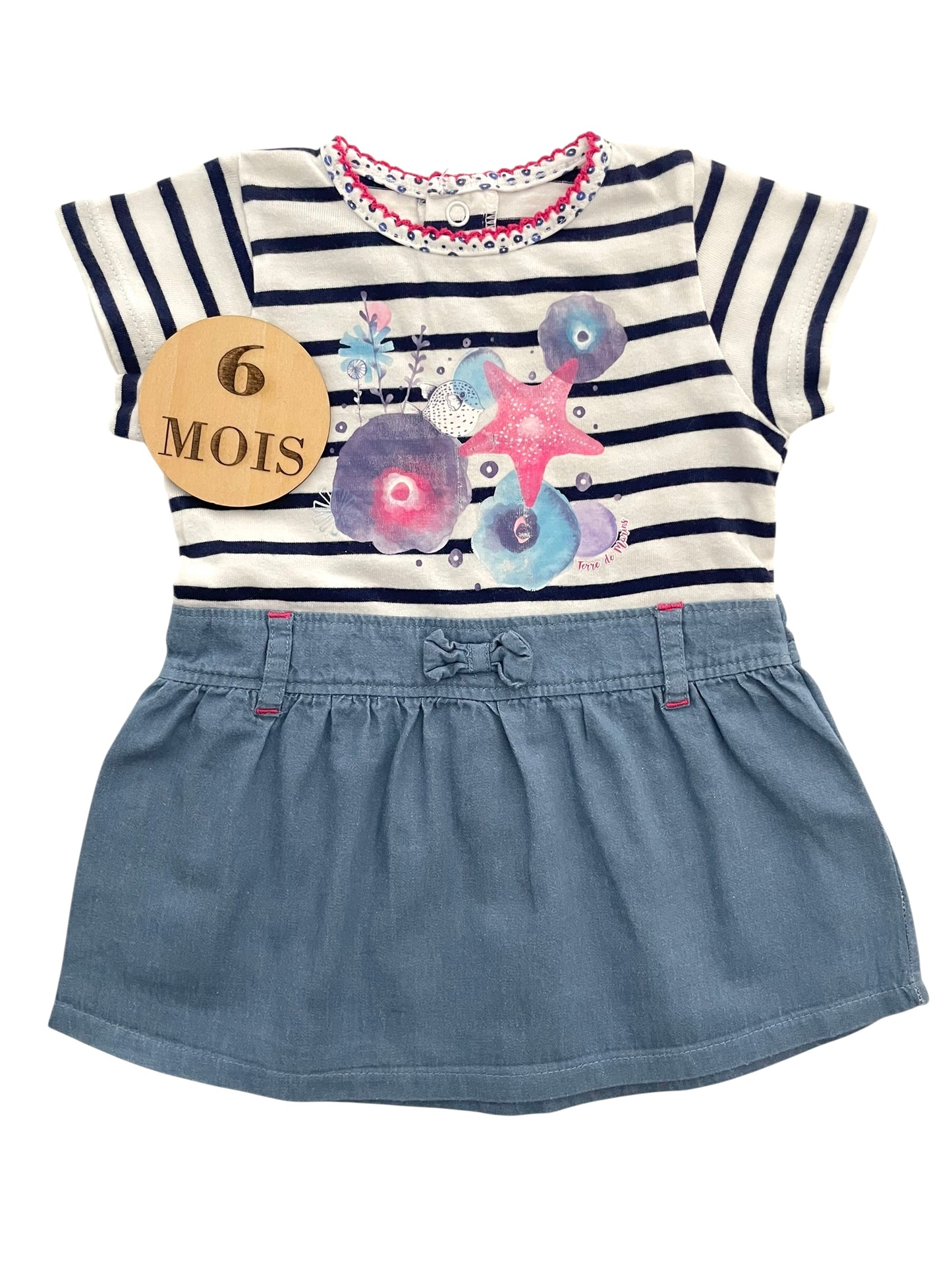 Robe rayure et jean, Terre de Marins