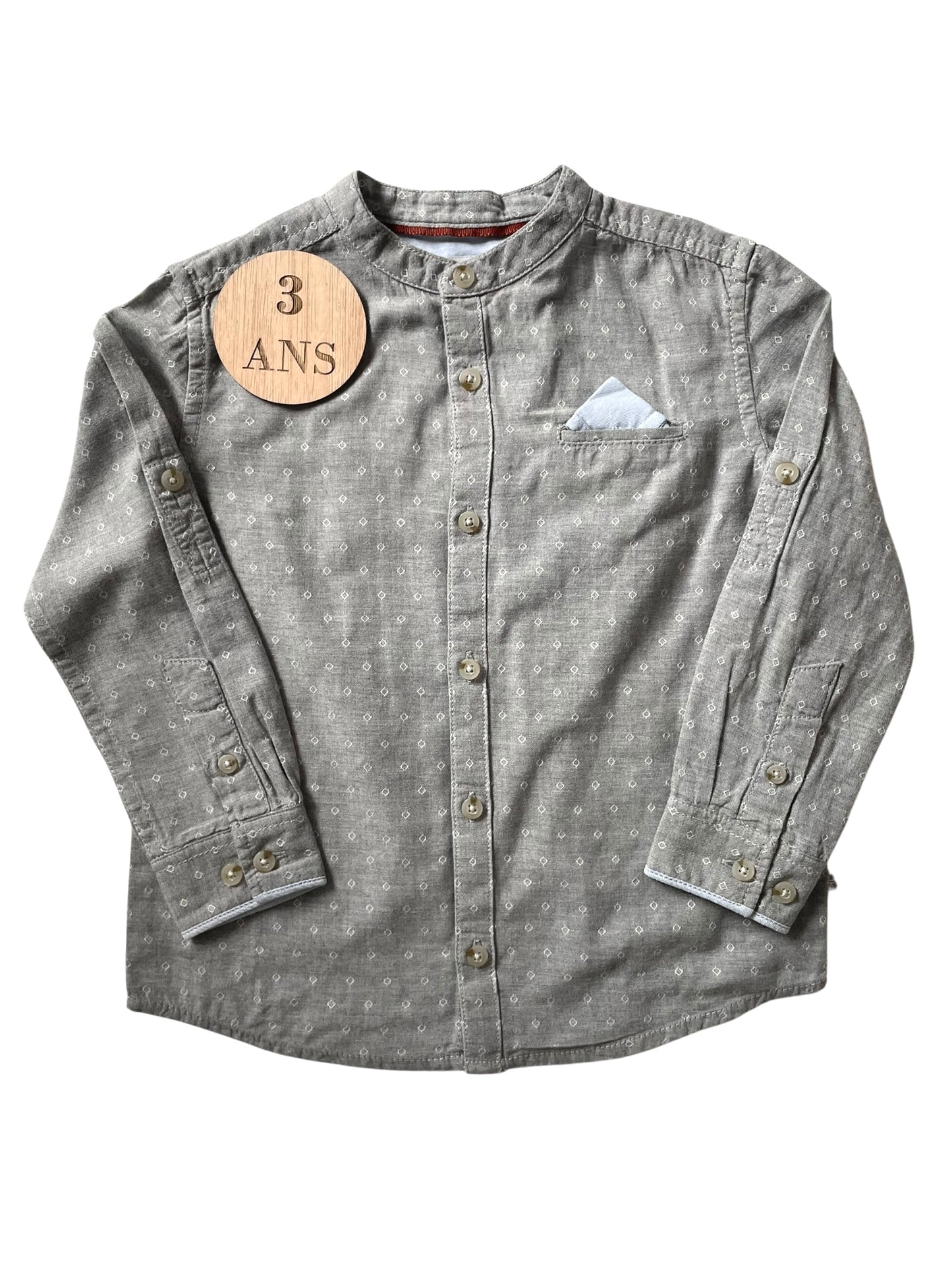 Chemise grise Obaïbi