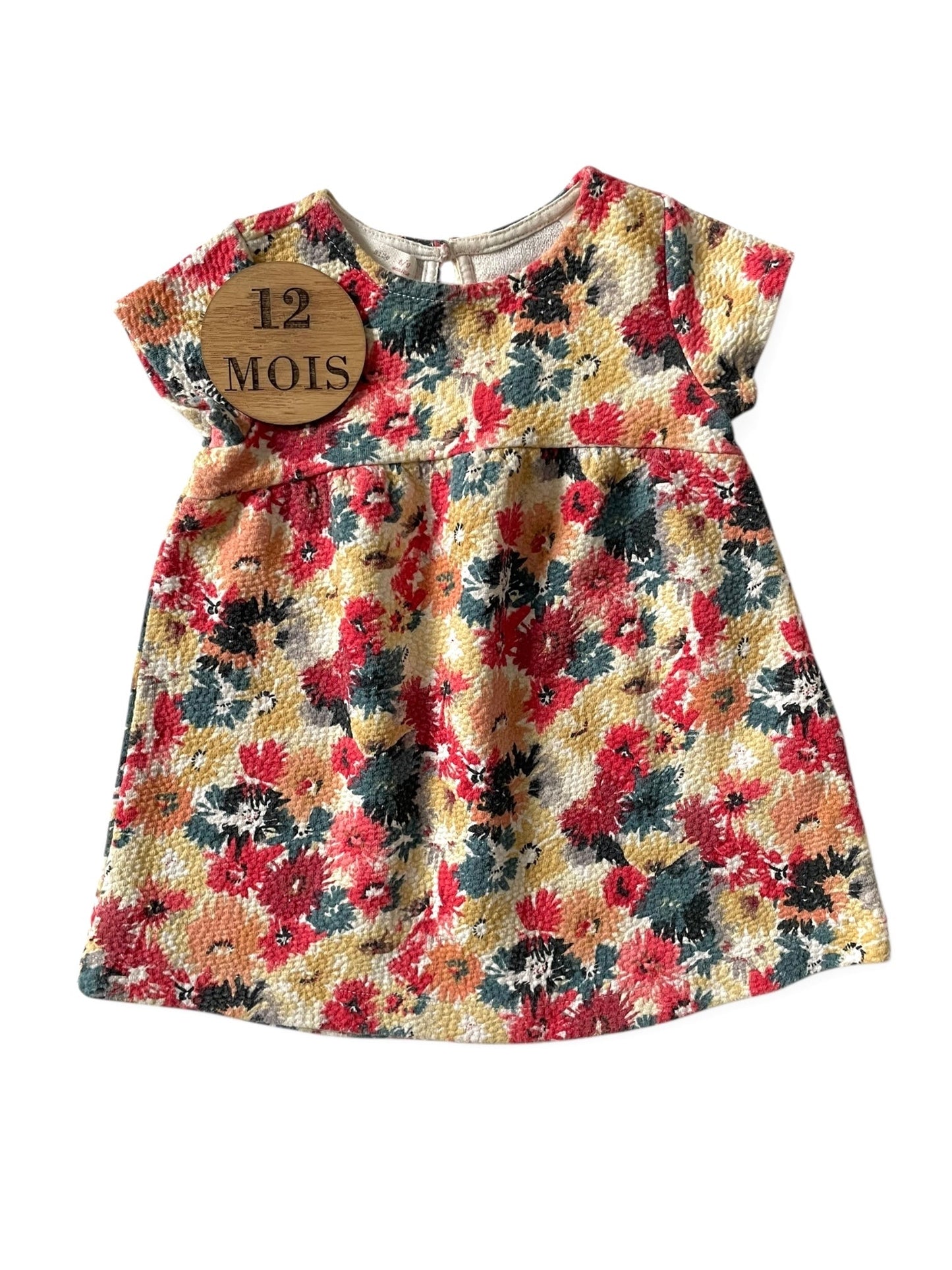 Ensemble robe fleurie et gilet