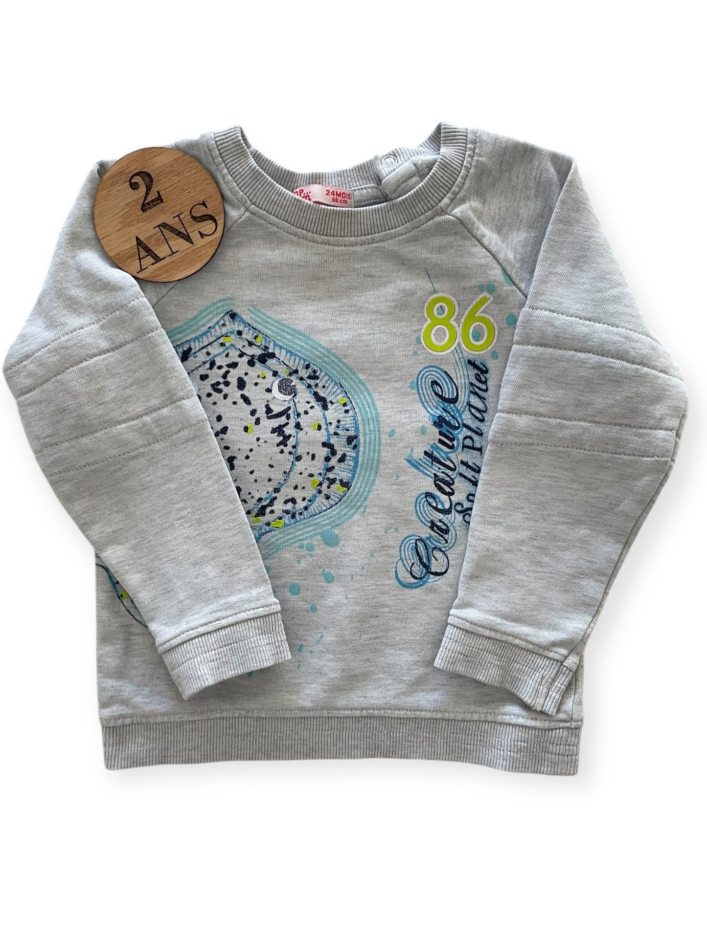 Sweat gris DPAM