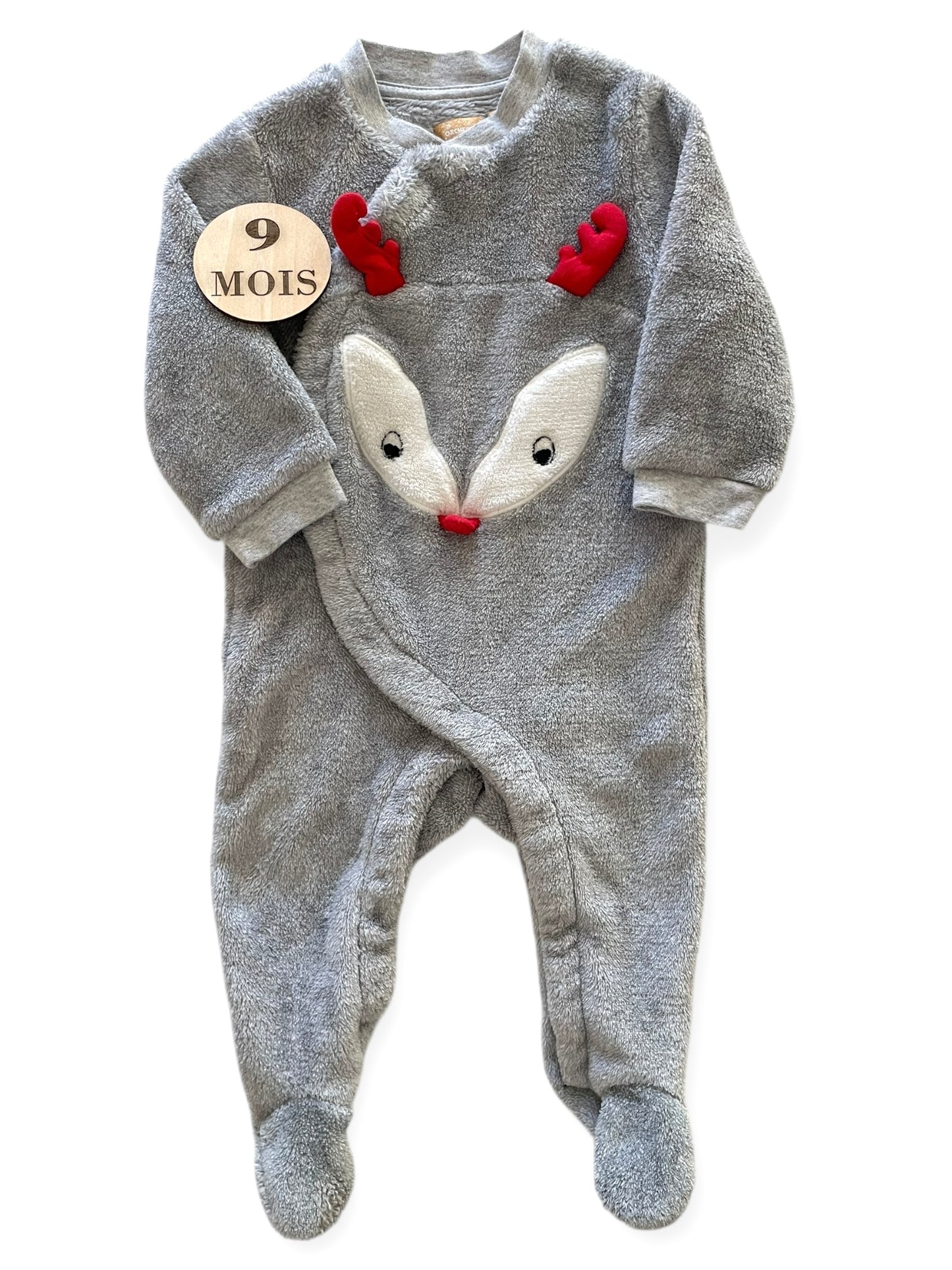 NOËL - Pyjama polaire, gris, rennes, Orchestra