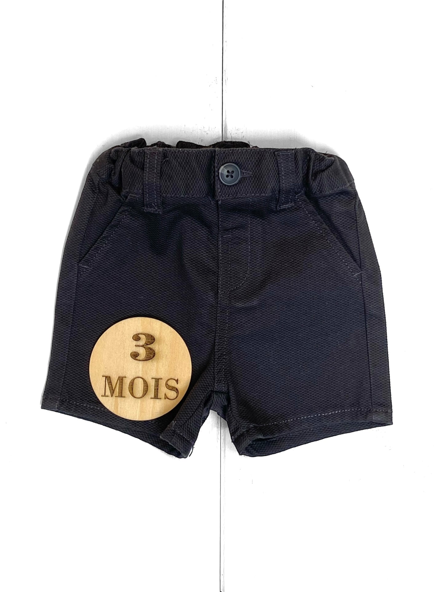 Short gris foncé, Kiabi