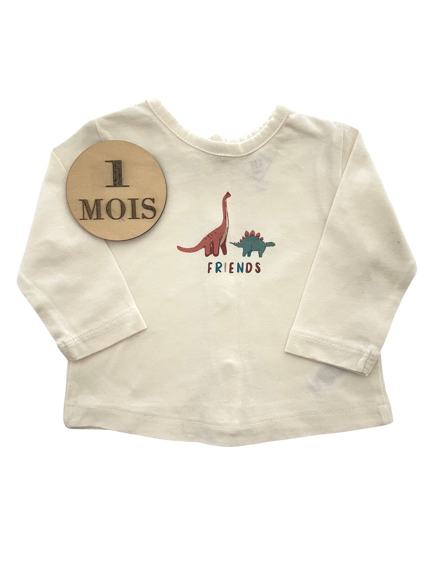Tee-shirt écru, dinosaure, TEX