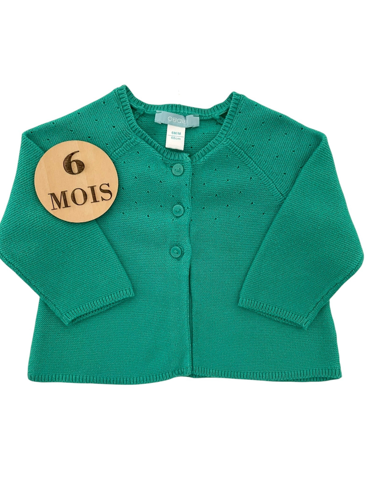 Gilet turquoise, Obaïbi
