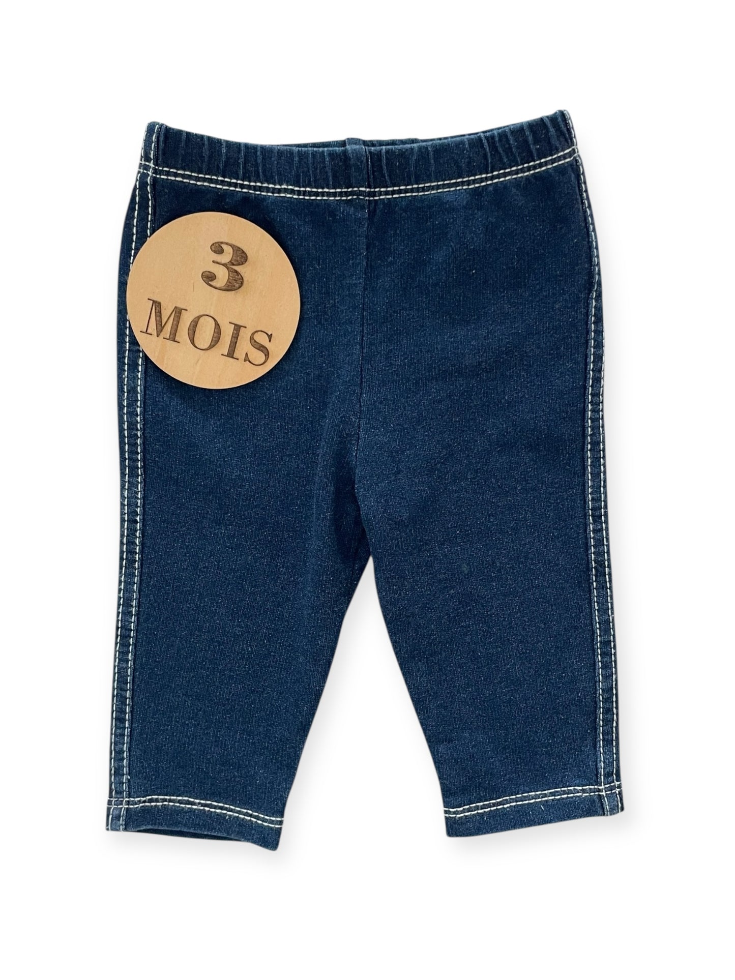 Jegging, bleu-foncé