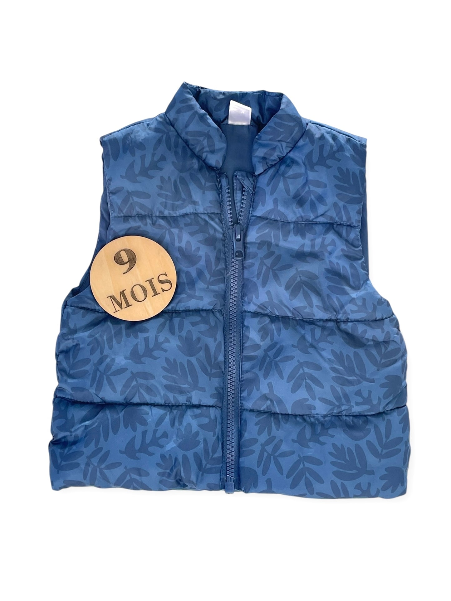 Doudoune sans manche, bleue, TEX