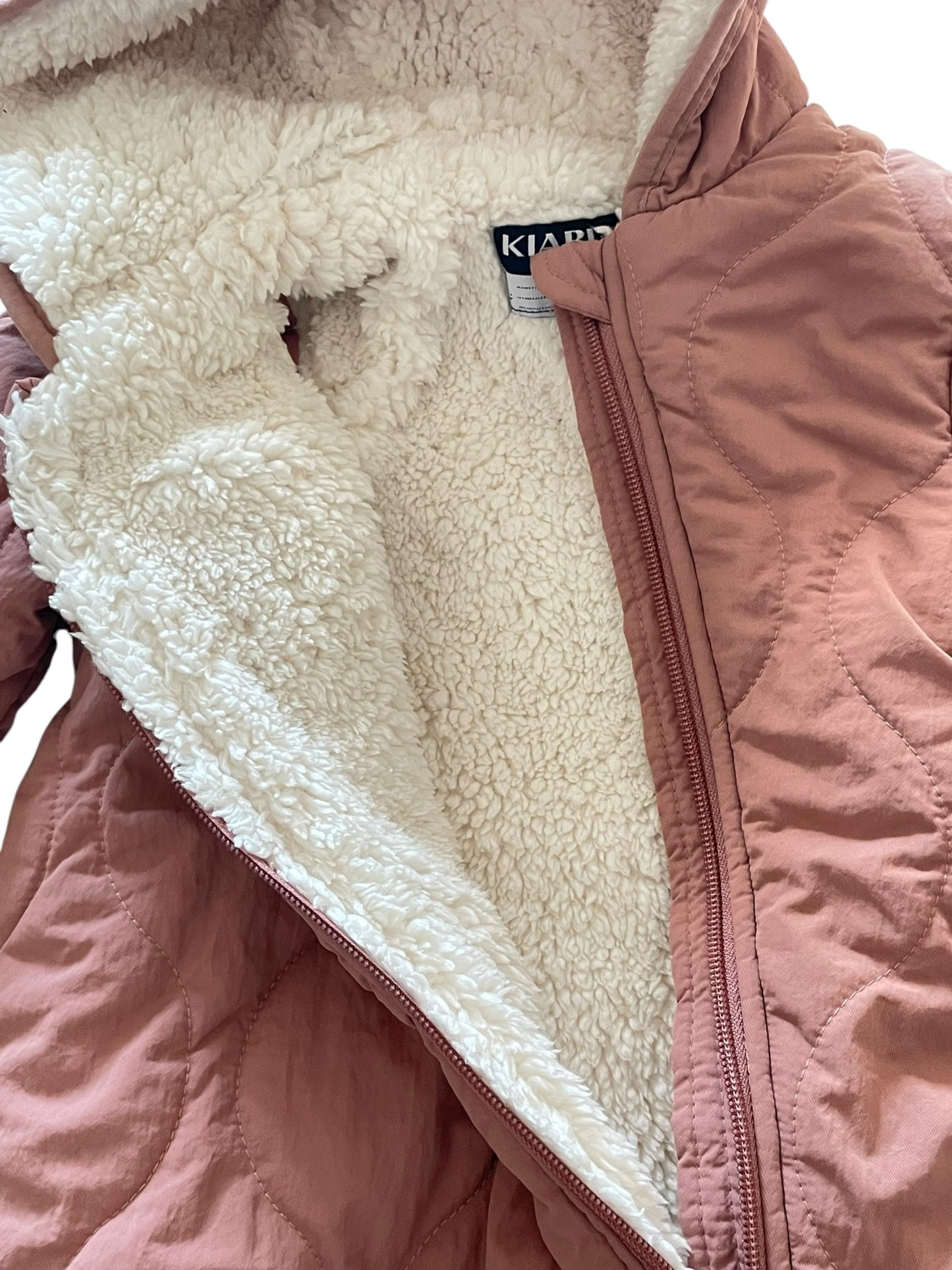 Combipilote imperméable, fourrée, vieux rose, Kiabi