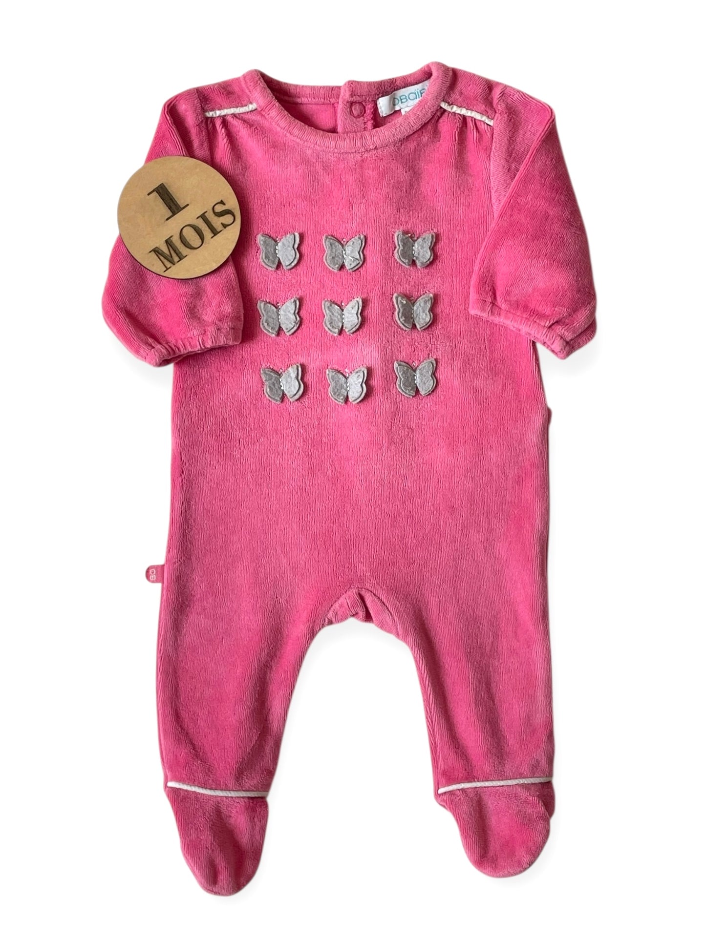 Pyjama velours rose, Obaïbi
