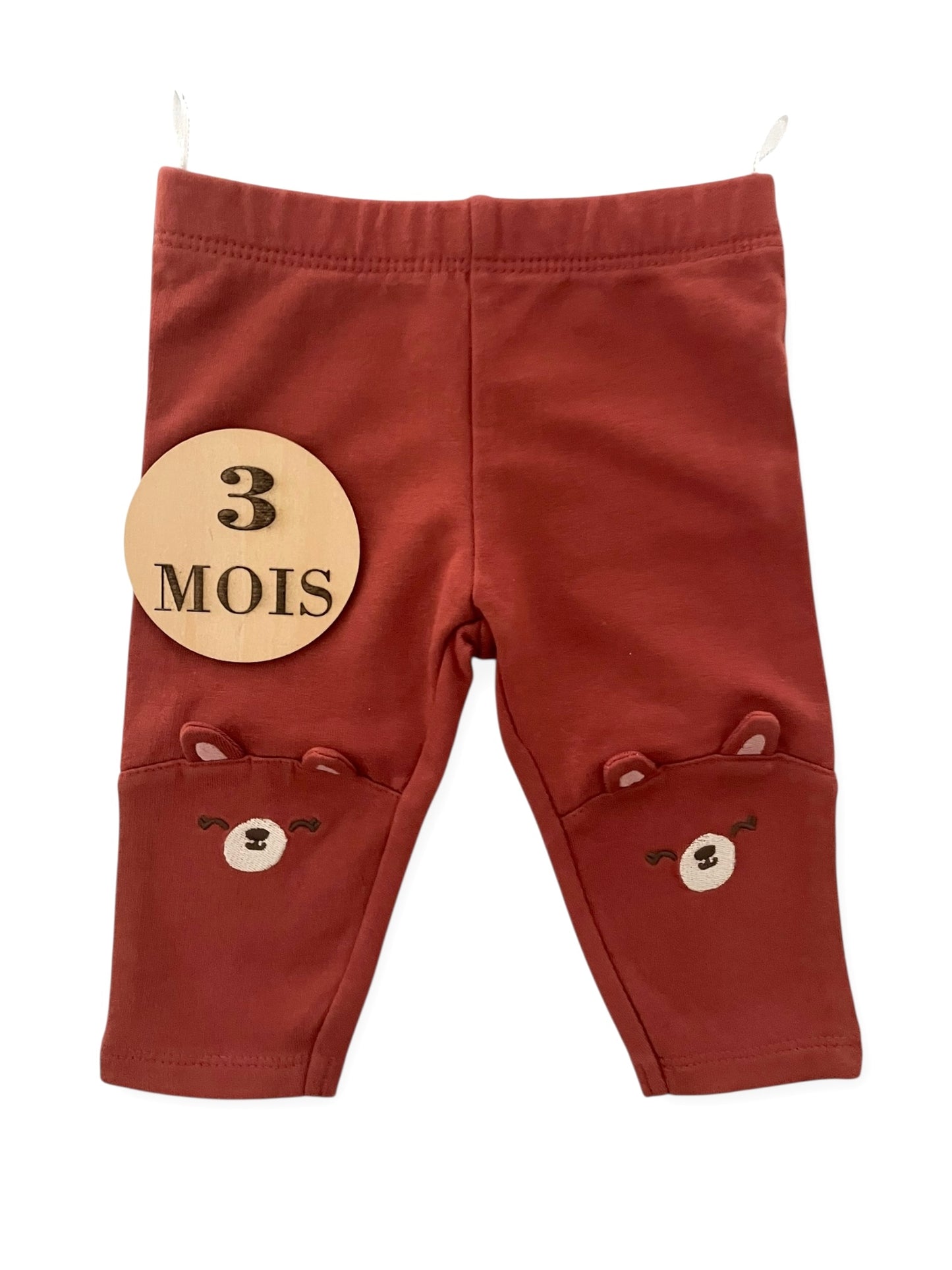 Legging terra-cotta, ourson, C&A