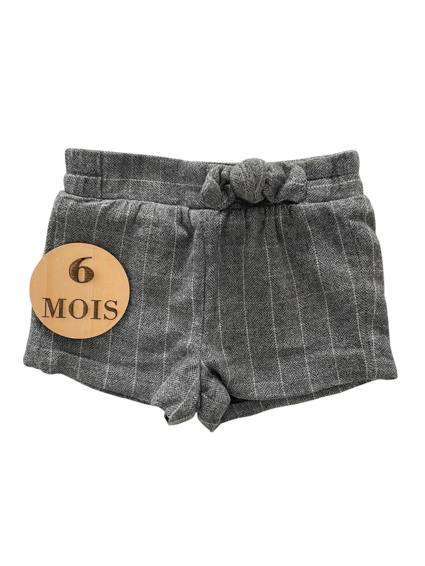 Short gris, Kiabi
