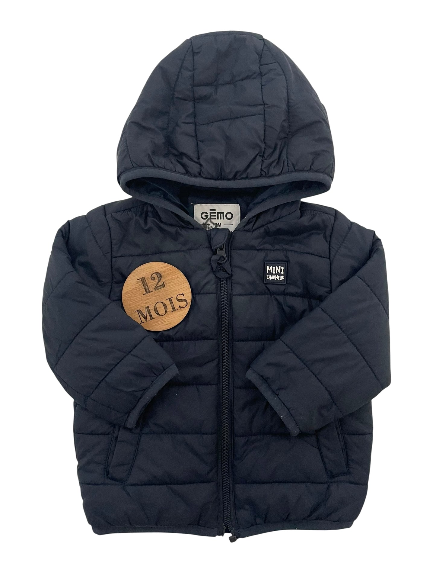 Doudoune légère bleu-nuit, Gémo