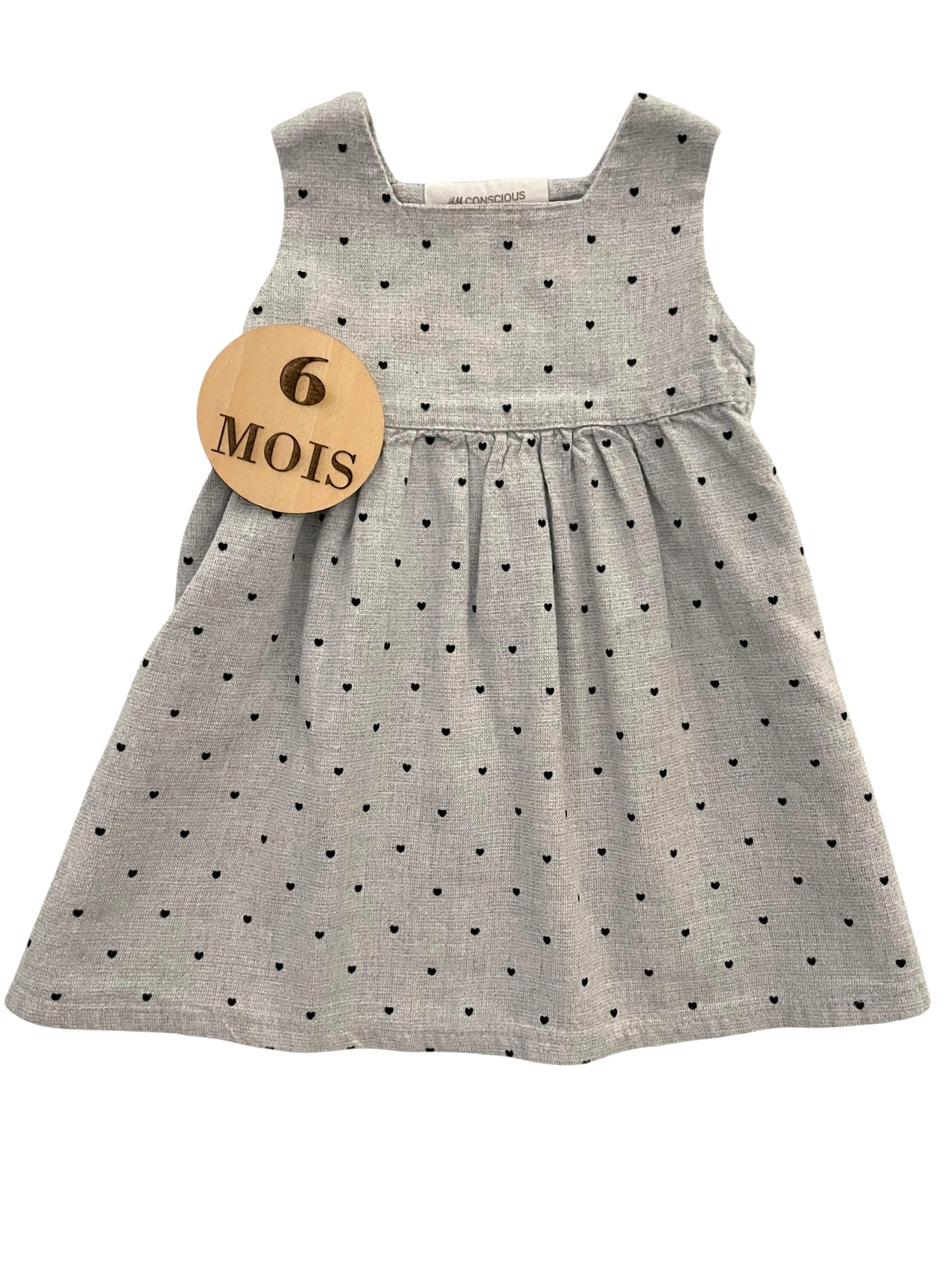 Robe grise, H&M