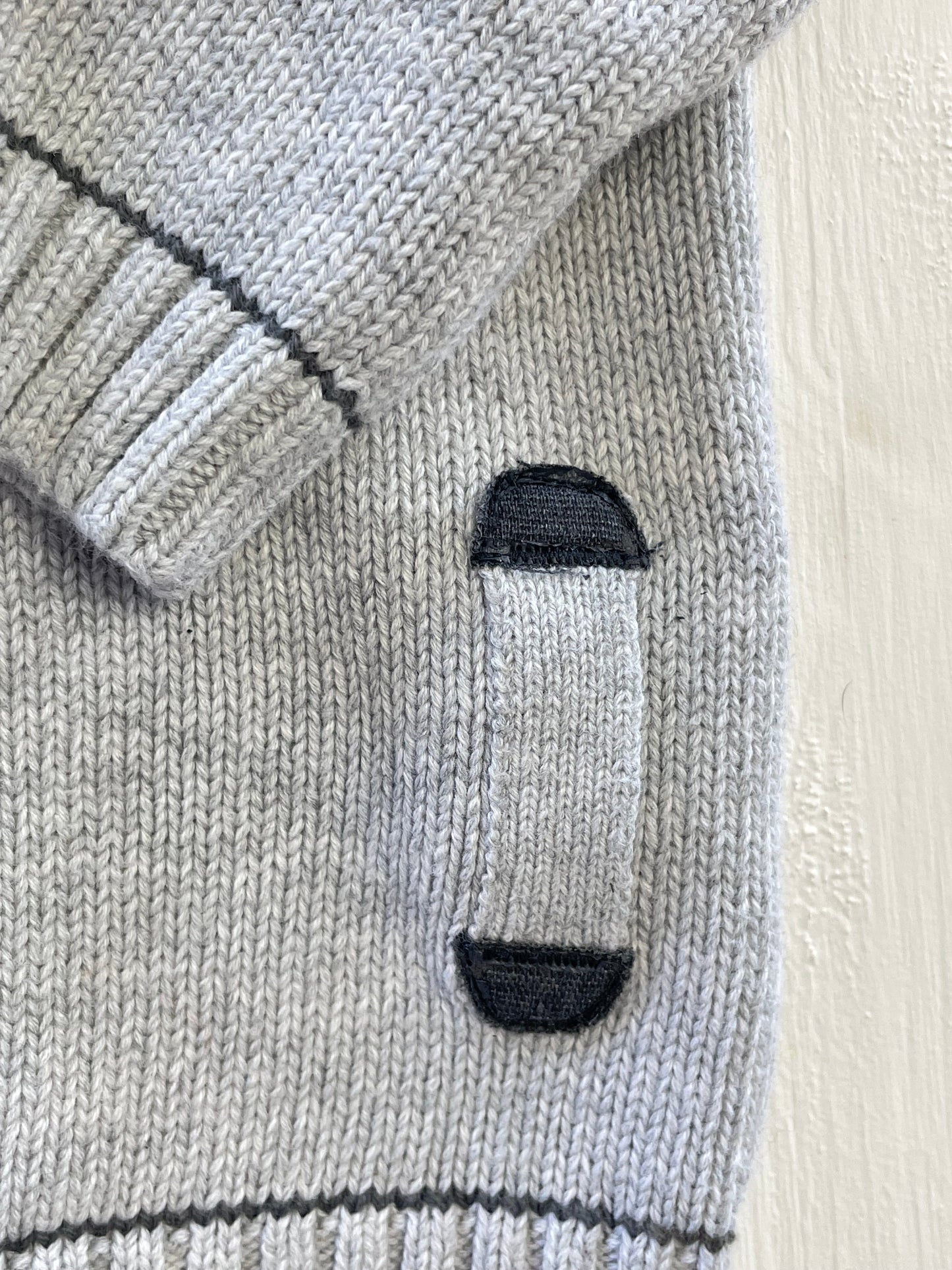 Box, 5 pièces, mi-saison, 6 mois (gris et bleu)
