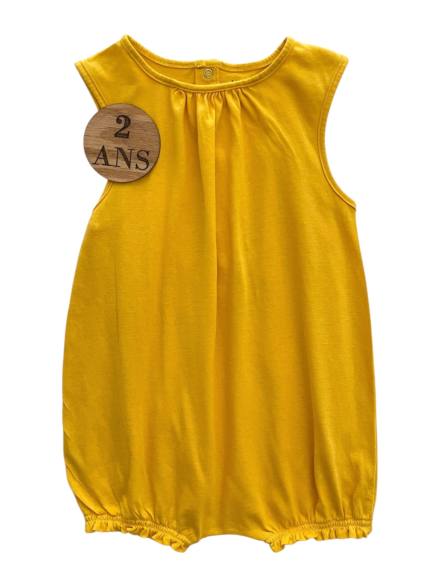 Combishort jaune/orange, Kiabi