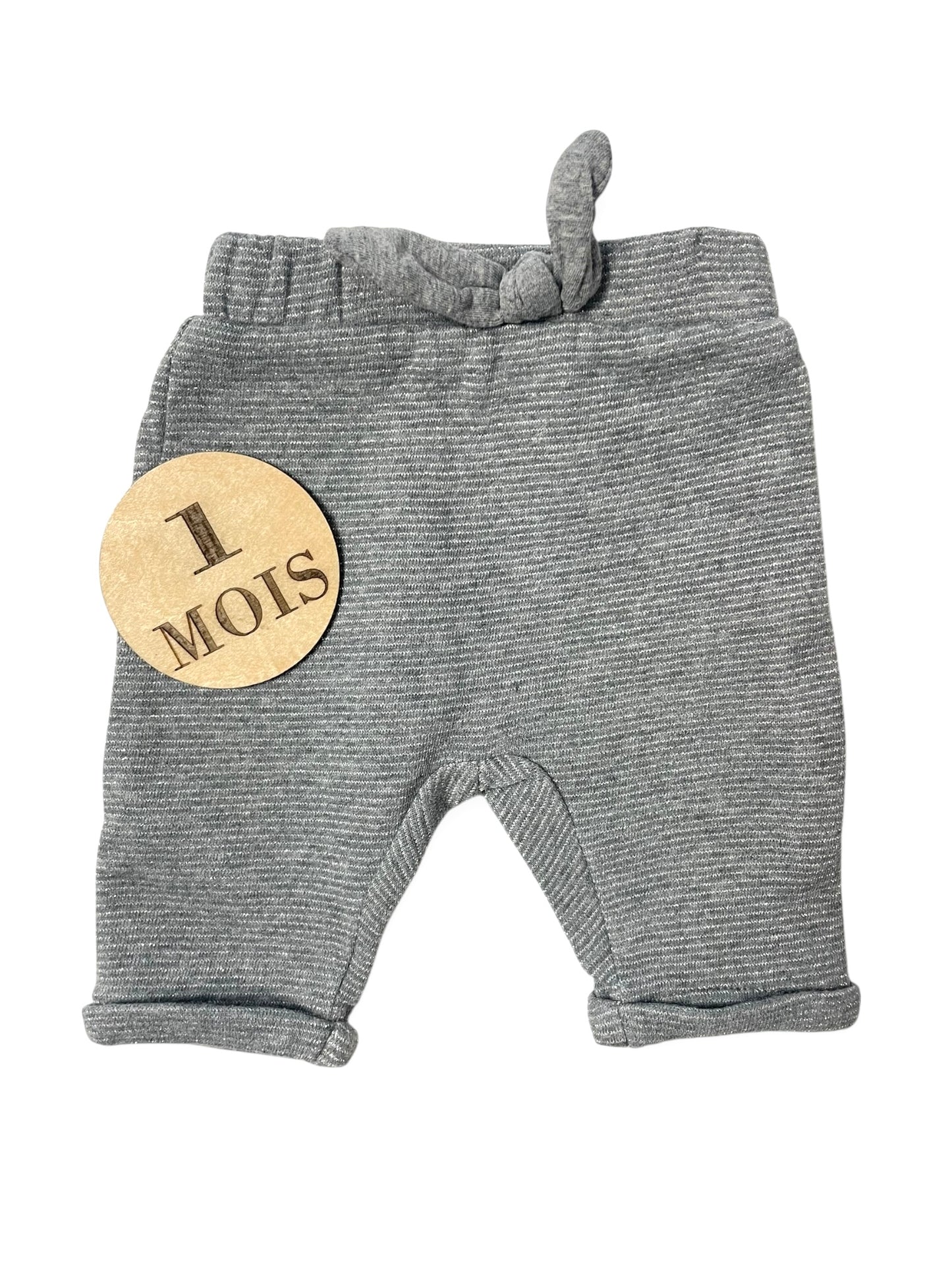 Jogging gris, brillant, Kiabi