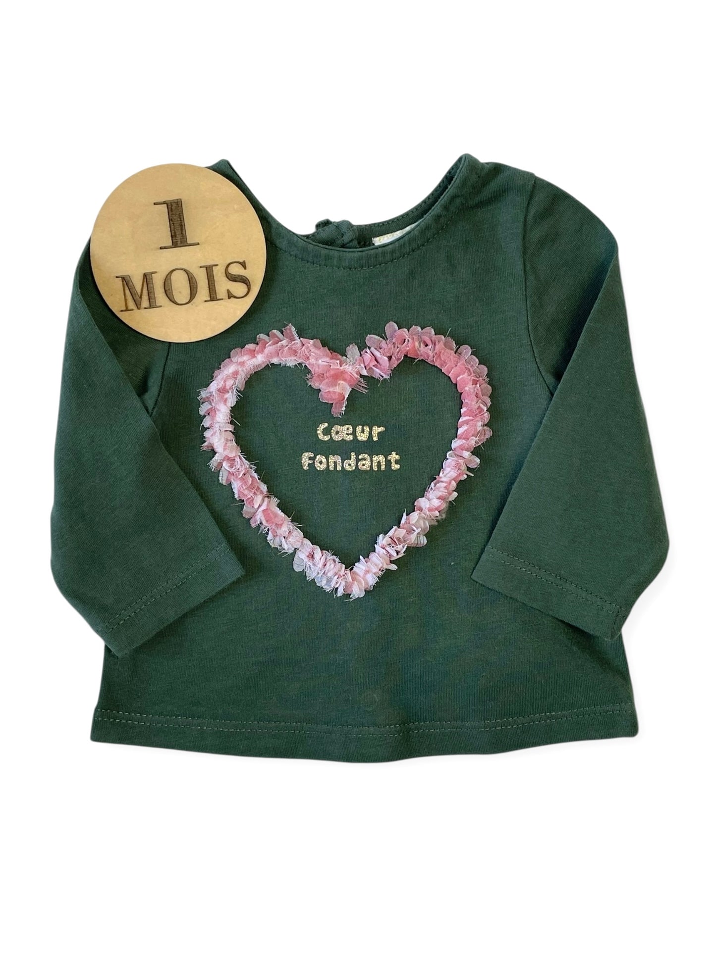 Tee-shirt vert foncé TAO