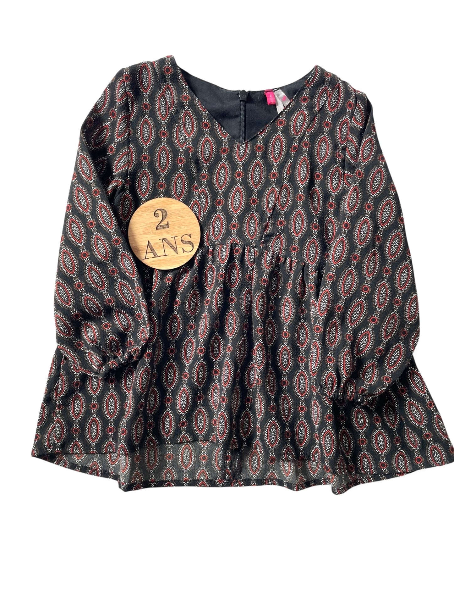 Blouse longue / tunique, grise foncée, Orchestra