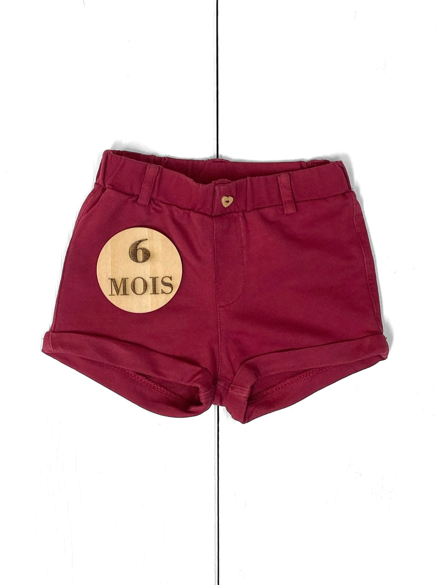Short bordeaux, H&M