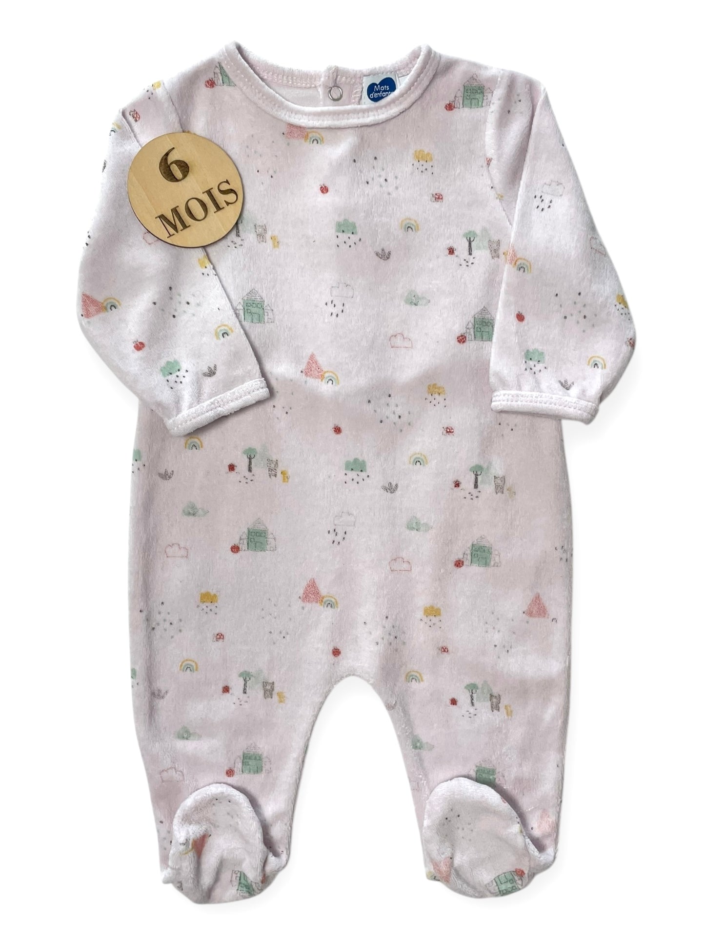 Pyjama velours rose pâle, Mots d’enfants