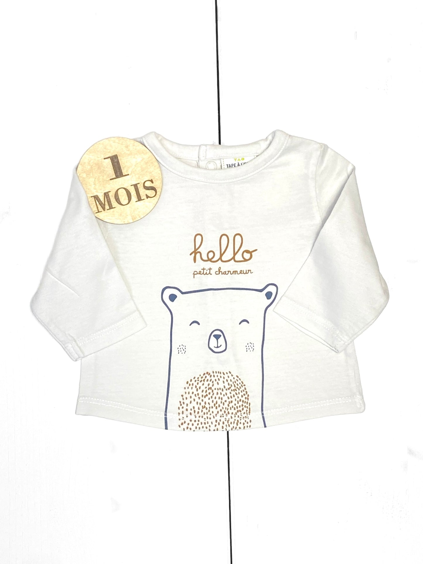 Tee-shirt, blanc TAO