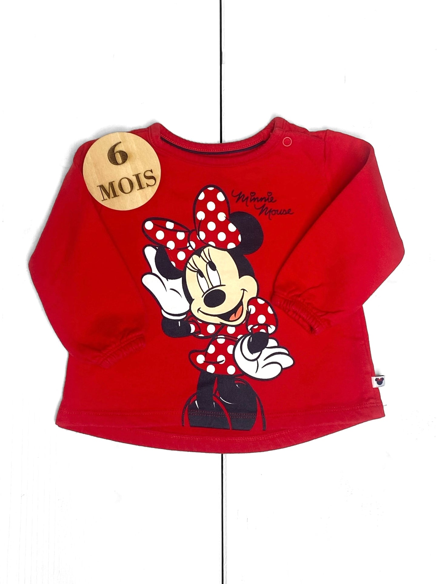 Sweat rouge Minnie, Disney Baby