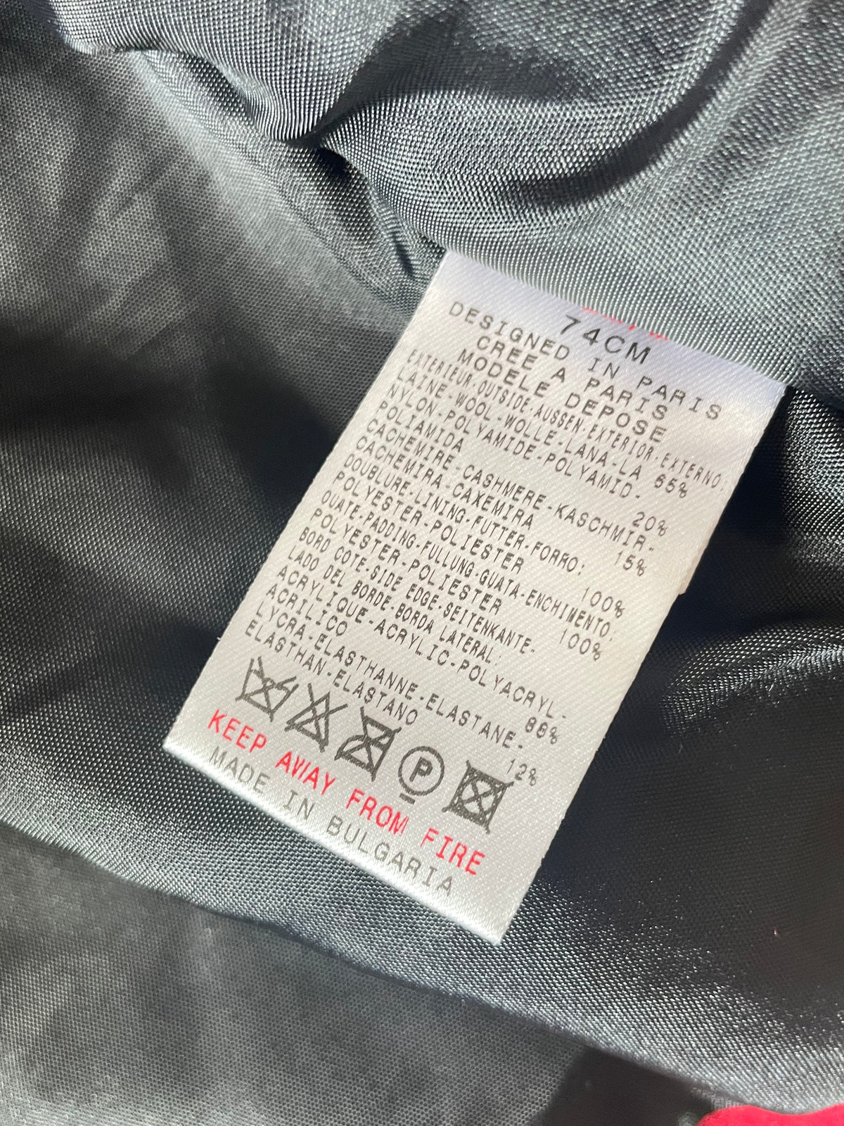 Manteau hiver rouge Jacadi