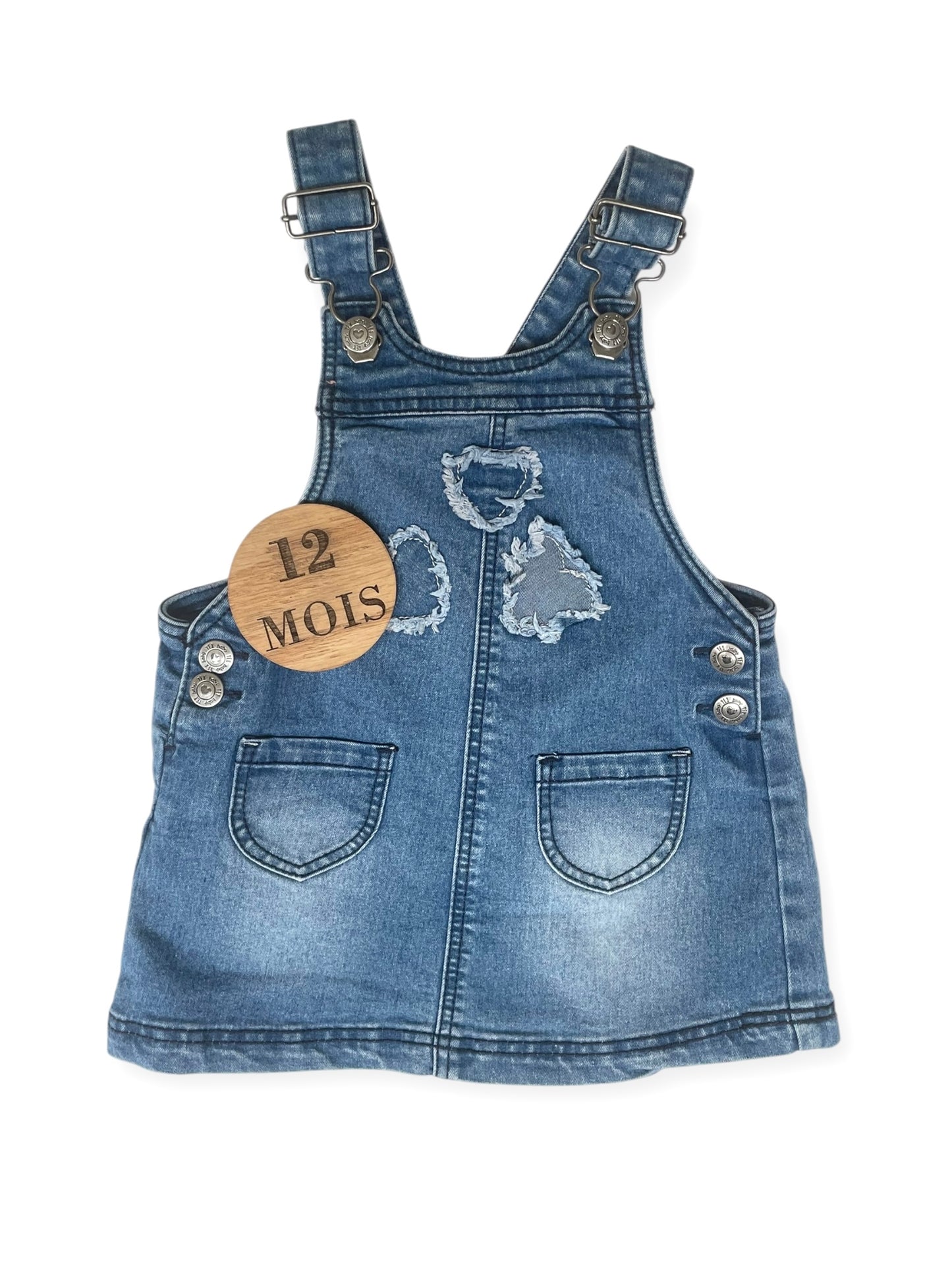 Robe salopette en jean, TEX