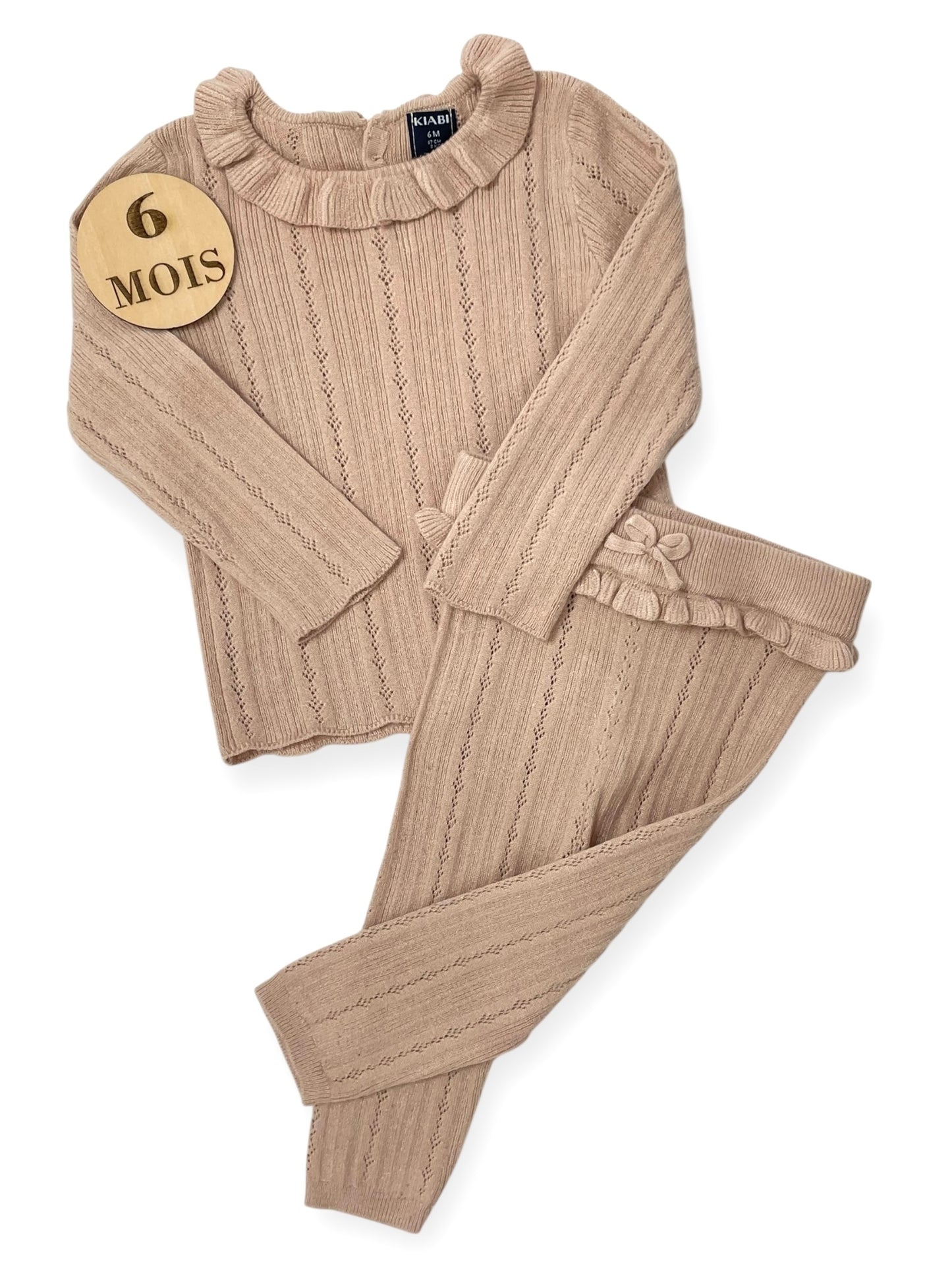 Ensemble pull et pantalon en mailles, Kiabi
