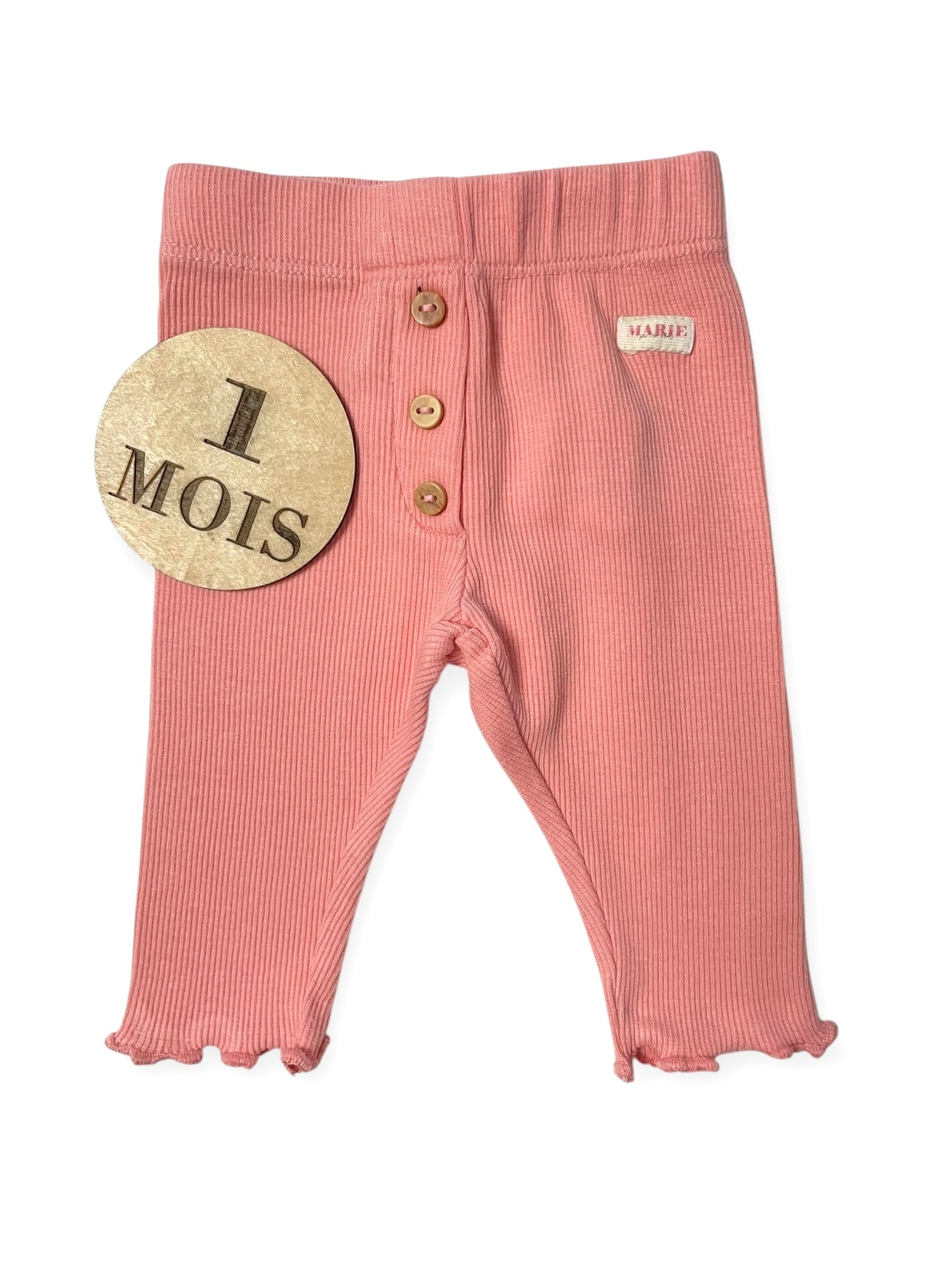 Legging côtelé rose, Orchestra