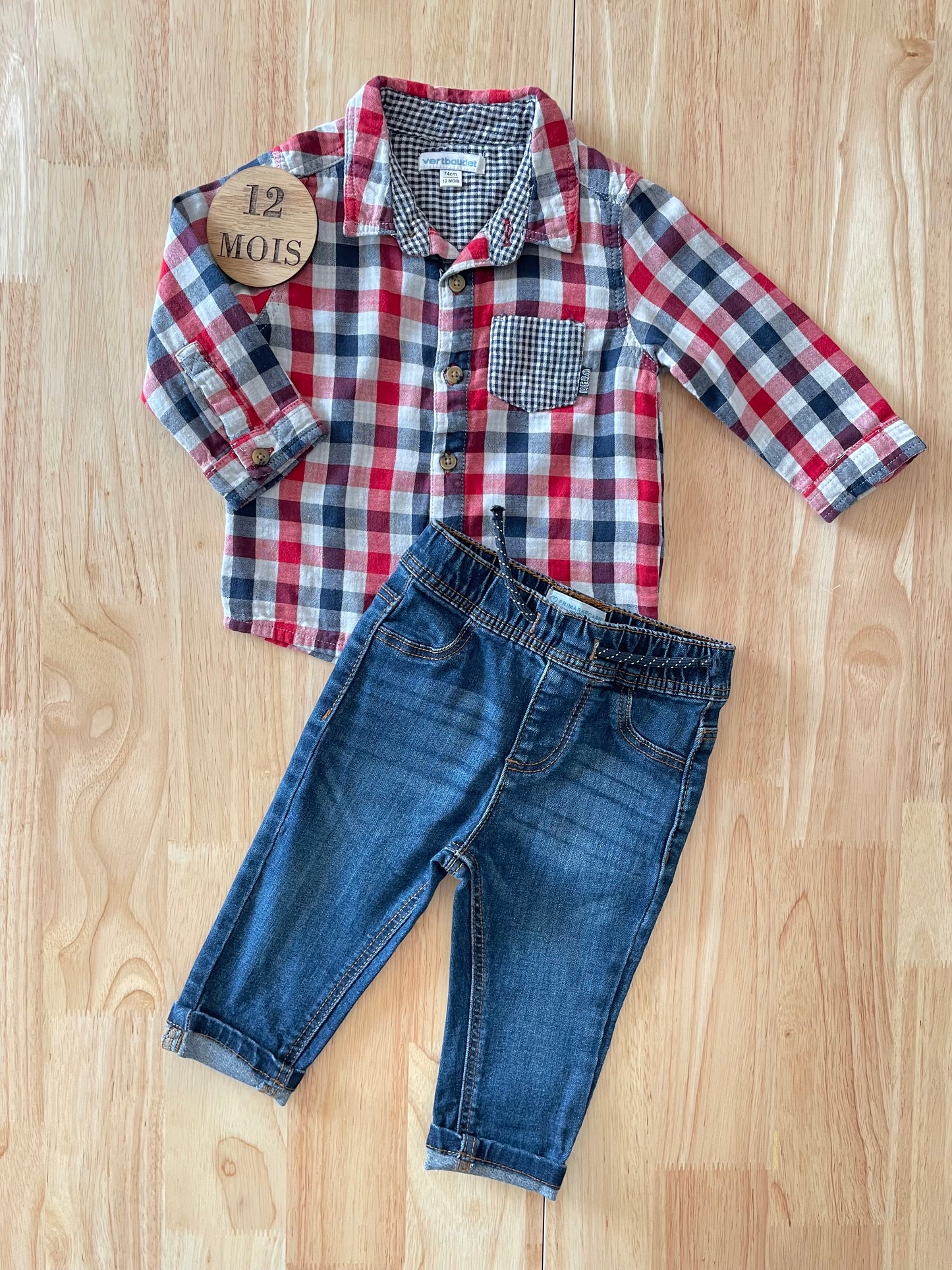 Ensemble chemise et jean