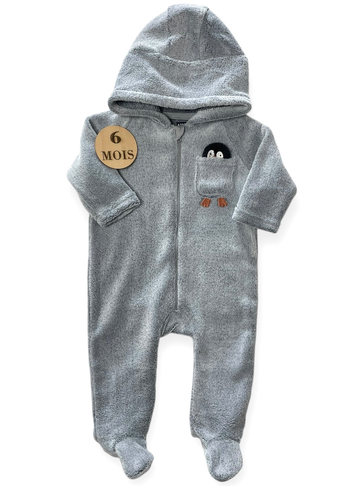 Combinaison polaire/ surpyjama, pingouin, Kiabi