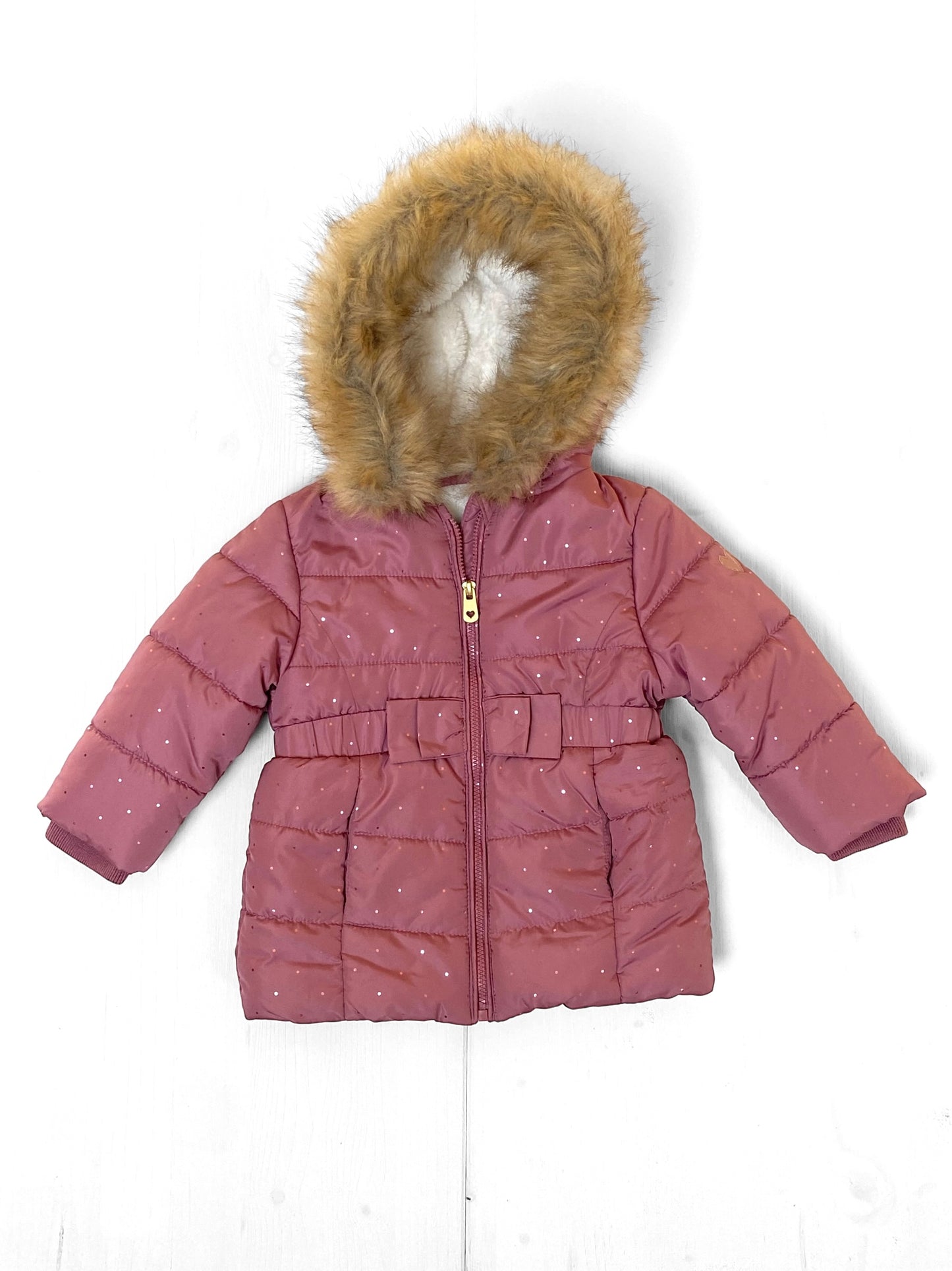 Manteau imperméable, doublé polaire, rose, Staccato
