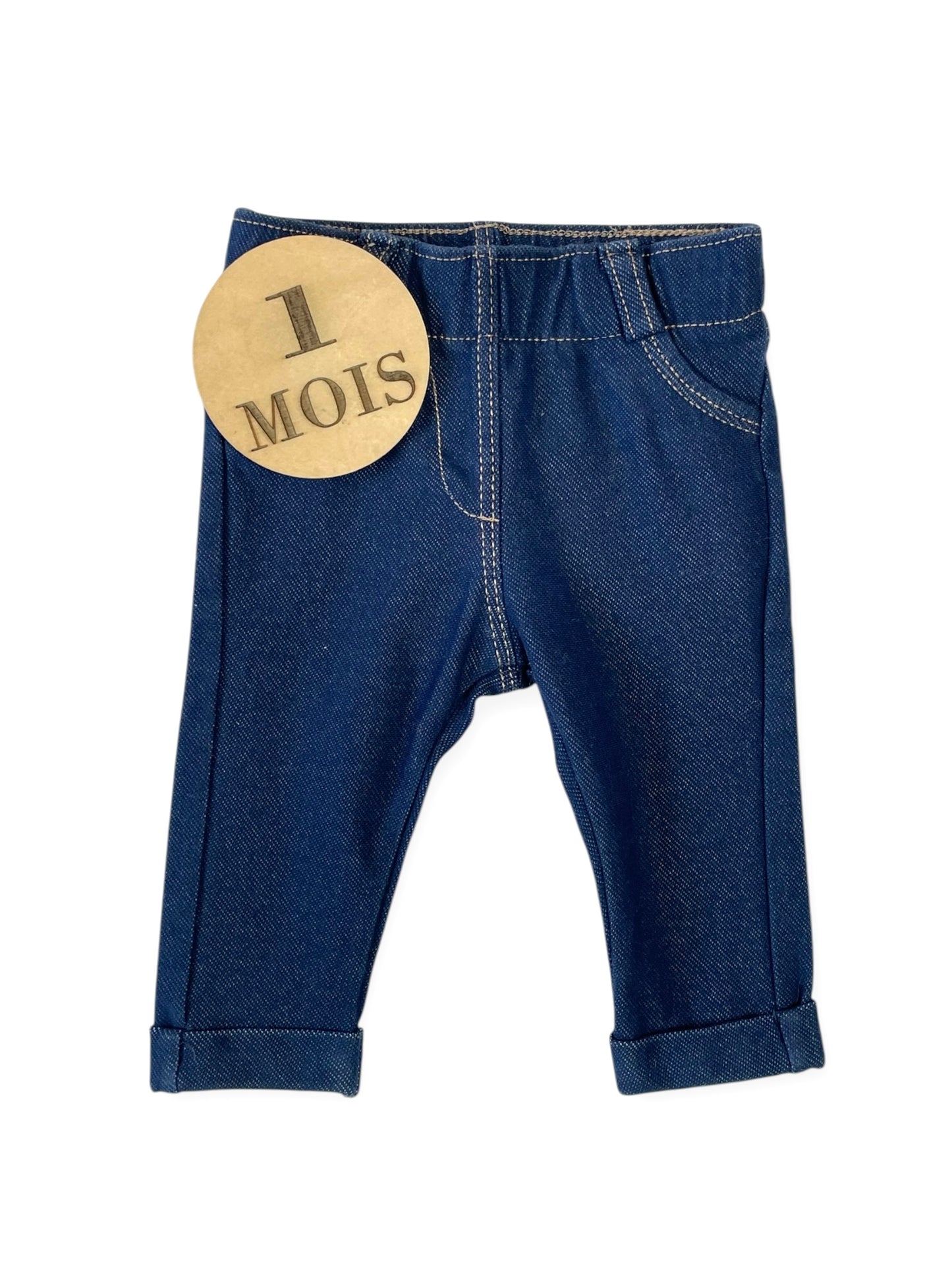 Jegging, bleu, Kiabi