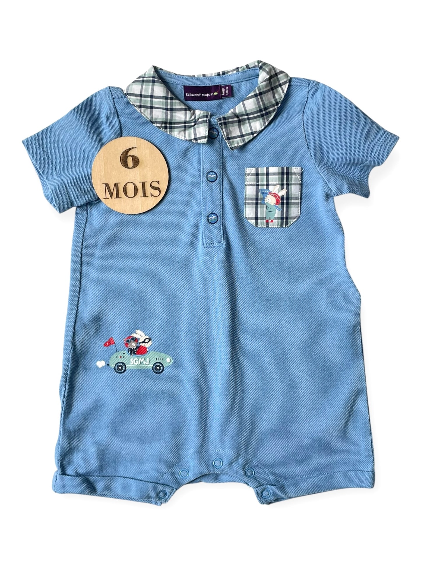 Combishort bleue, Sergent Major