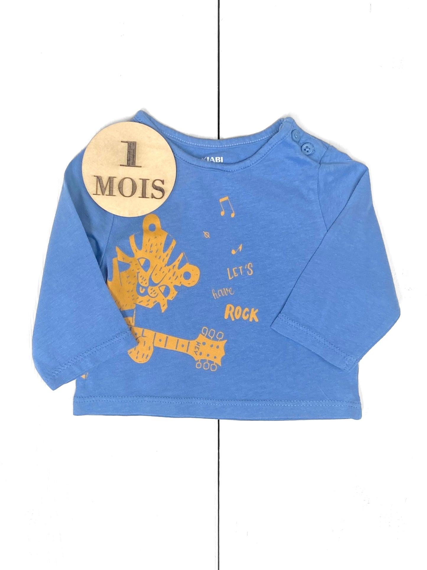 Tee-shirt, bleu, Kiabi