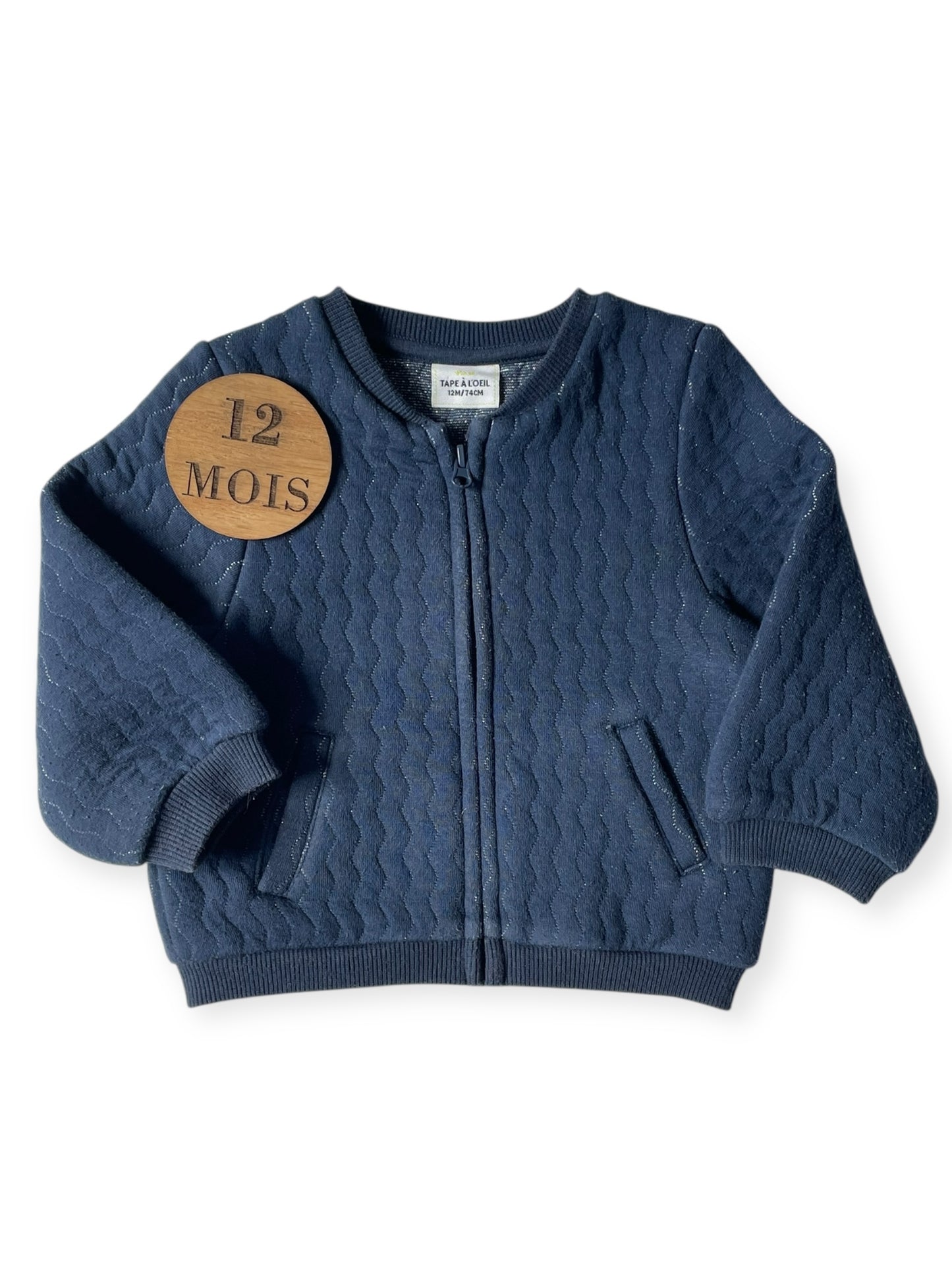 Gilet / veste bleu-marine, TAO