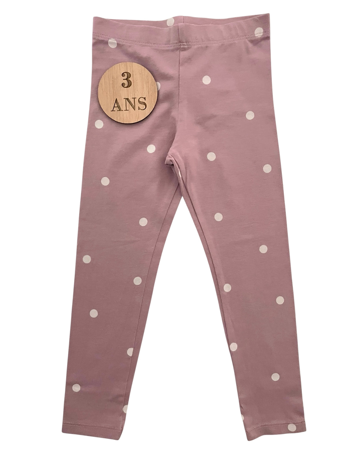 Legging rose/ violet à pois, H&M
