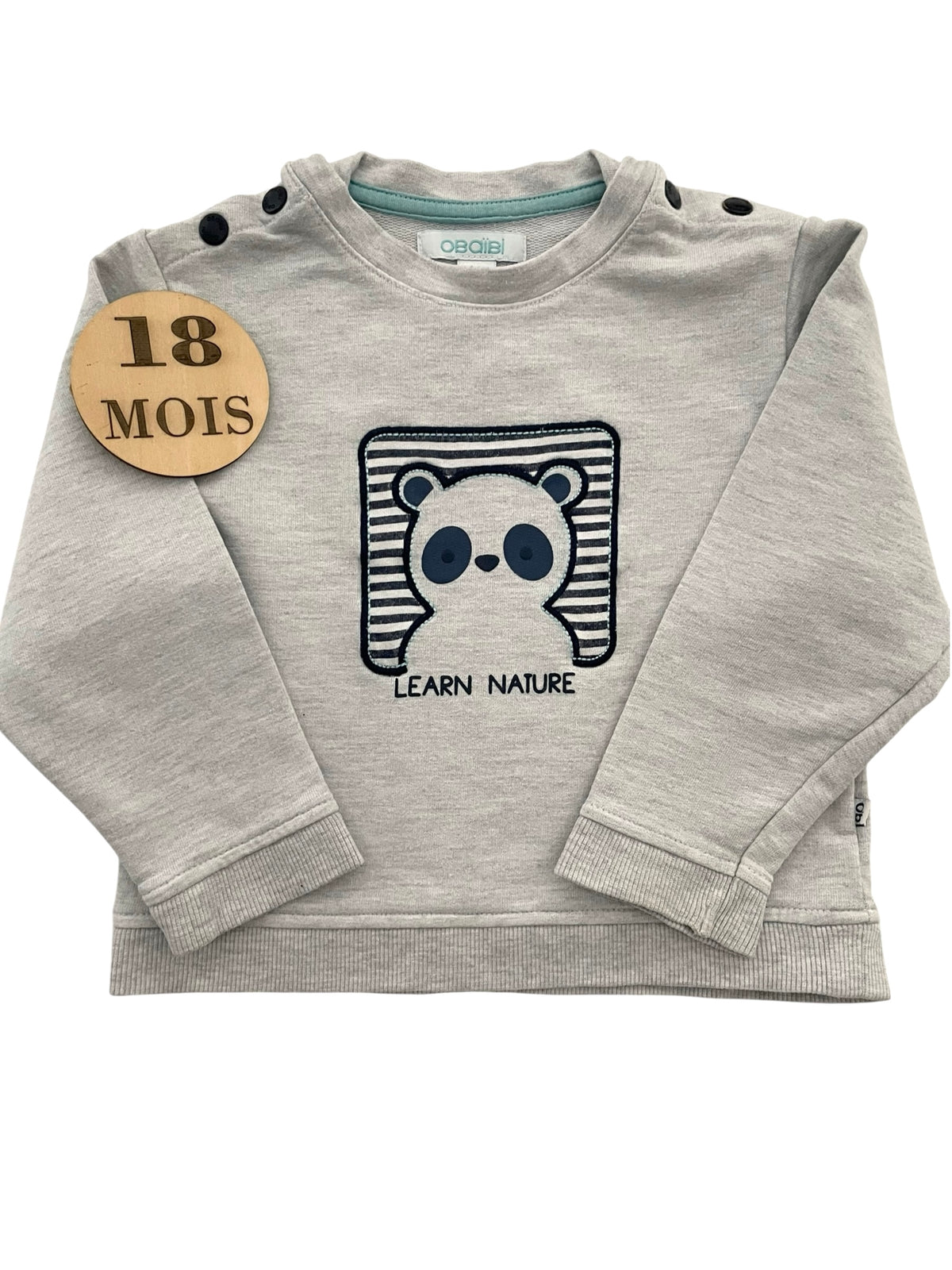 Sweat fin gris, Obaïbi