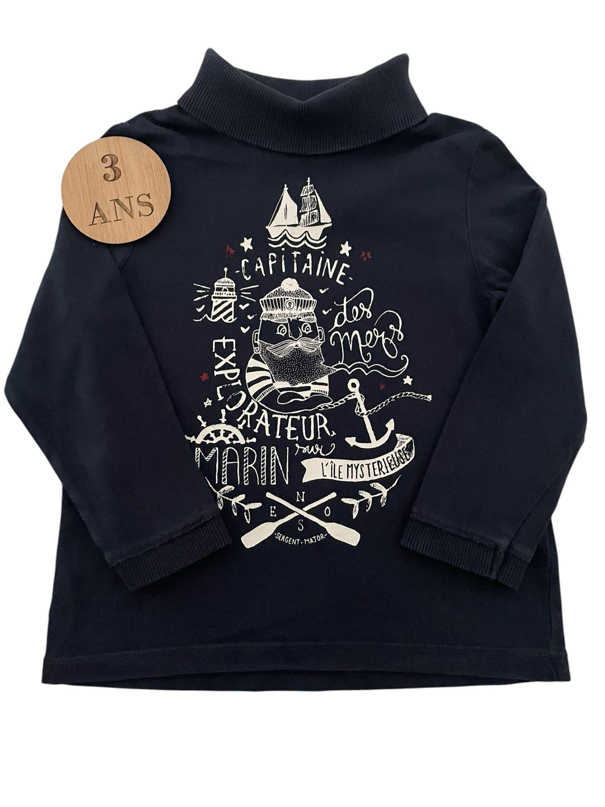 Sous-pull bleu-marine, Sergent Major