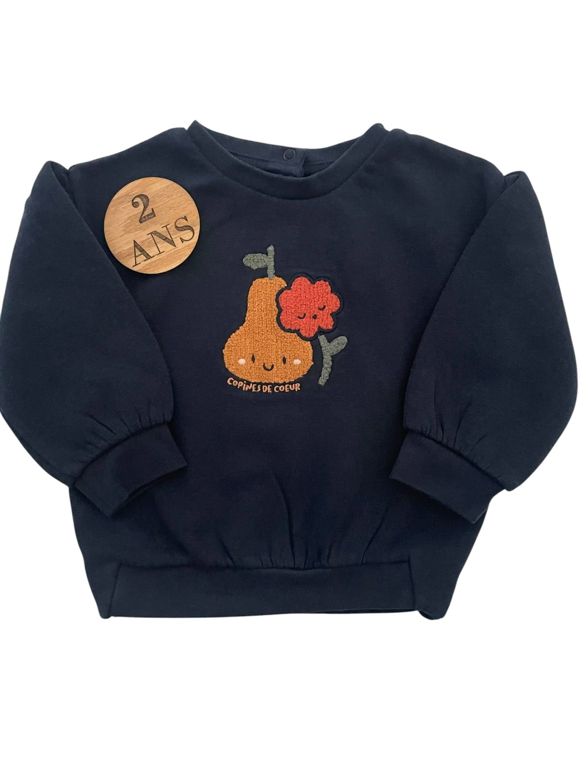 Sweat épais bleu-nuit, La Redoute