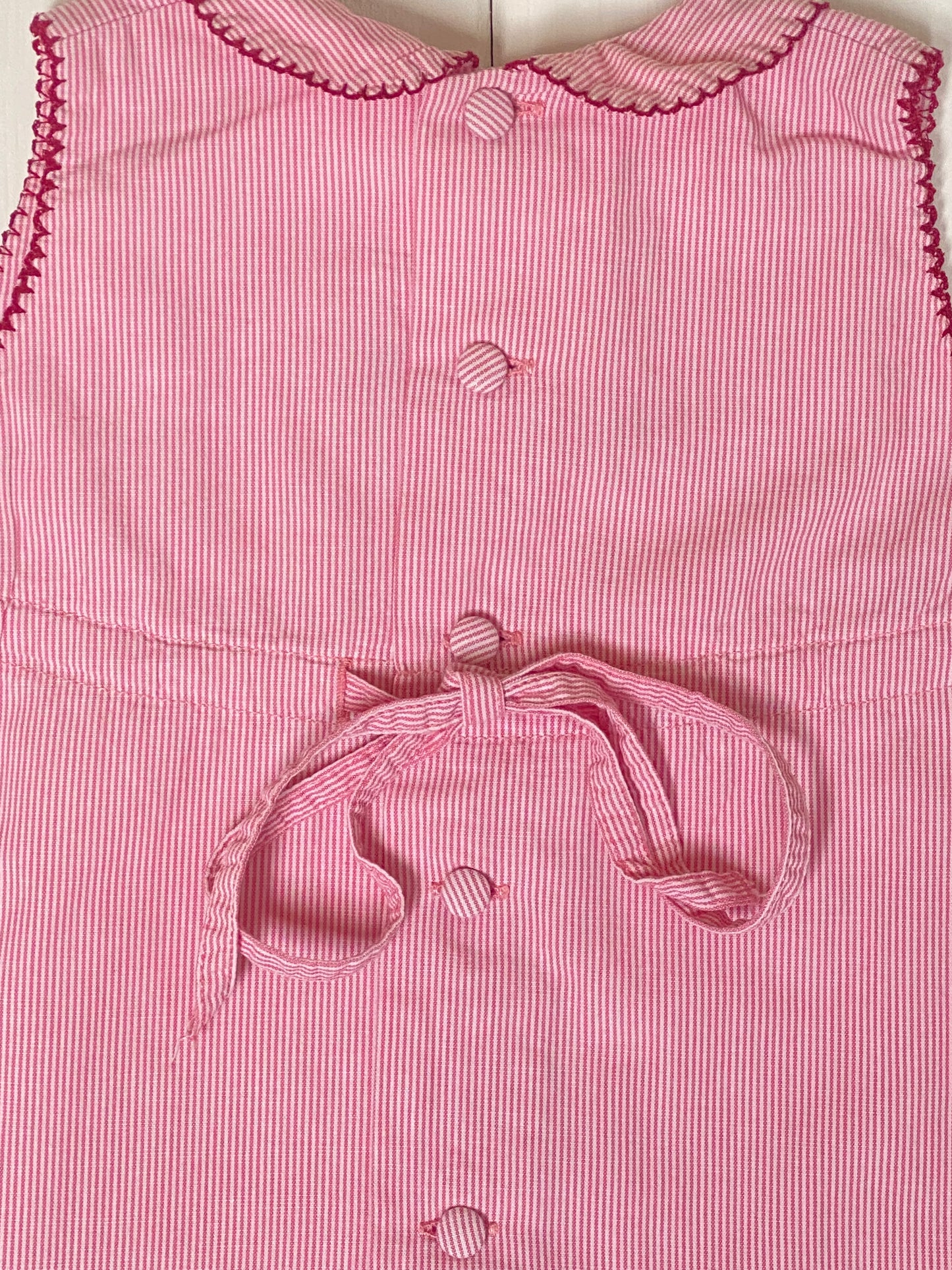 Robe rayée rose, Petit Bateau