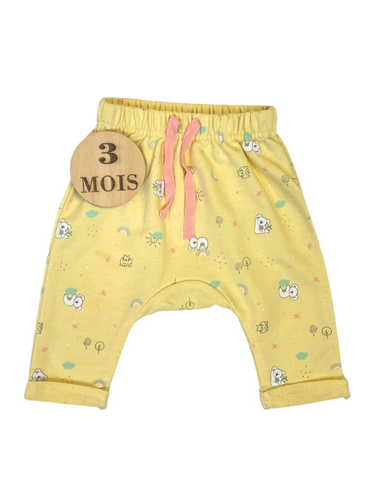 Pantalon coton léger, jaune, In extenso