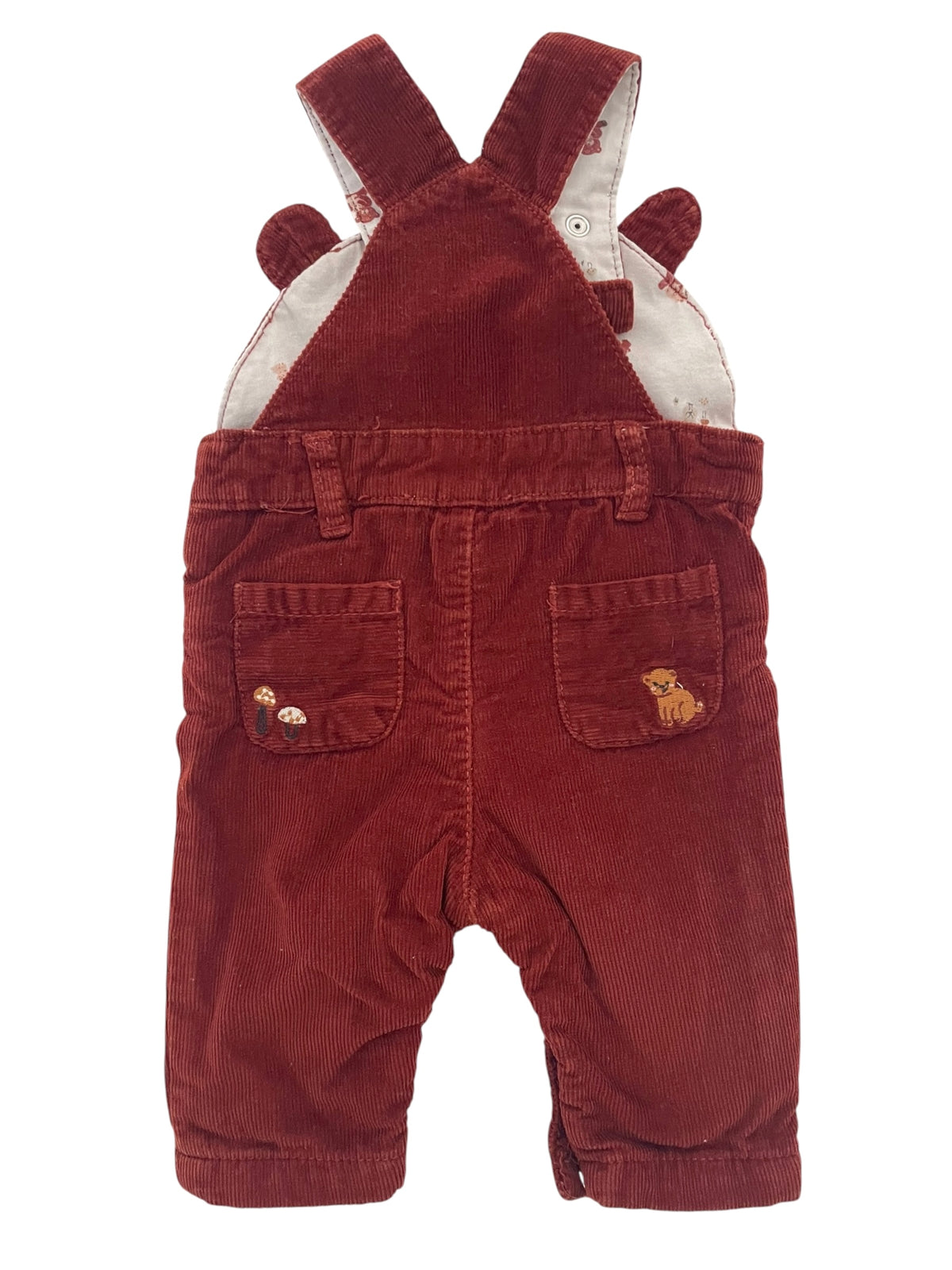 Salopette velours, ourson, Sergent Major