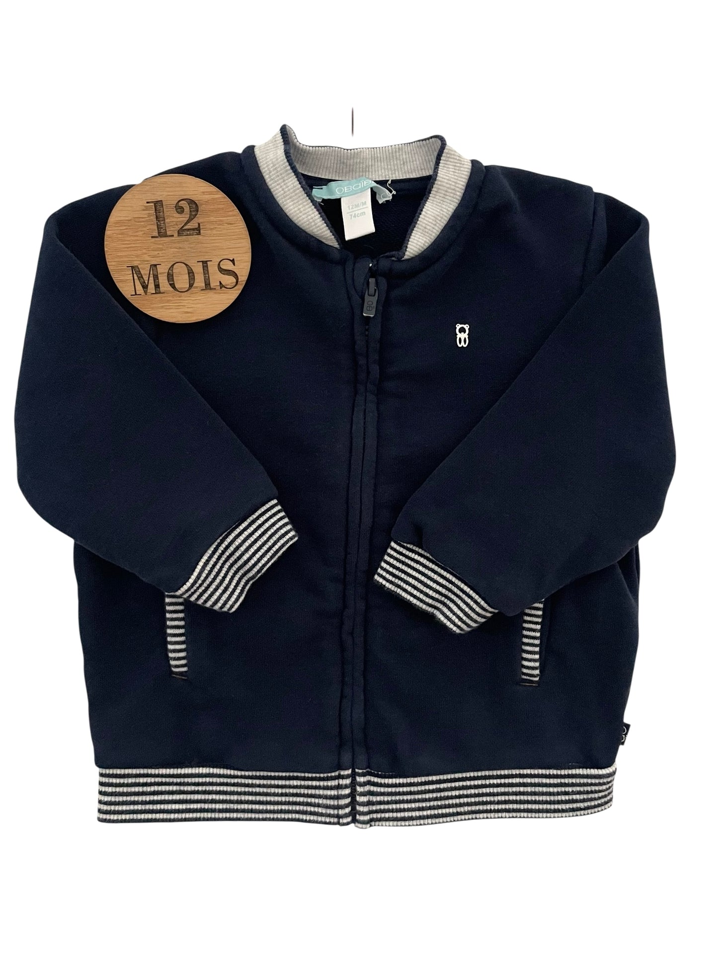 Gilet bleu-nuit, Obaïbi