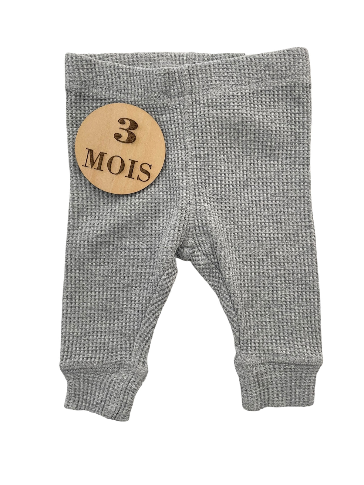 Legging gaufré, gris clair, H&M