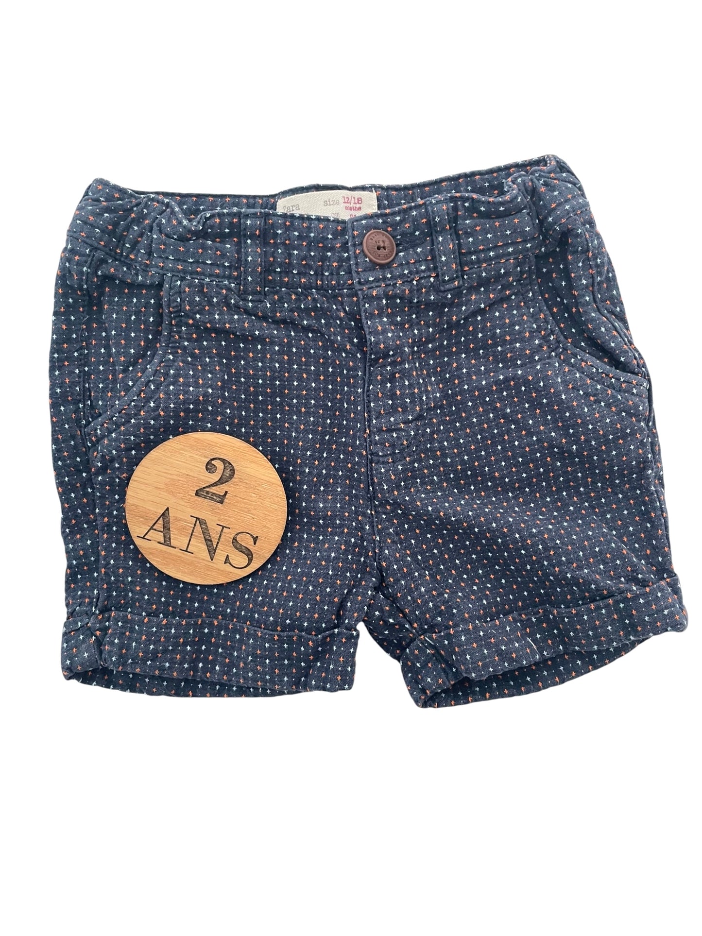 Short bleu-marine, Zara
