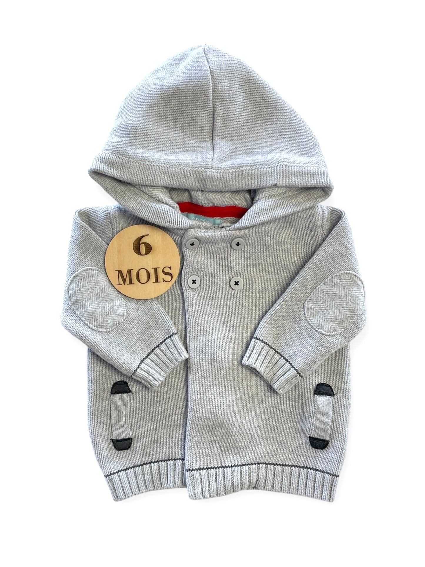 Box, 5 pièces, mi-saison, 6 mois (gris et bleu)