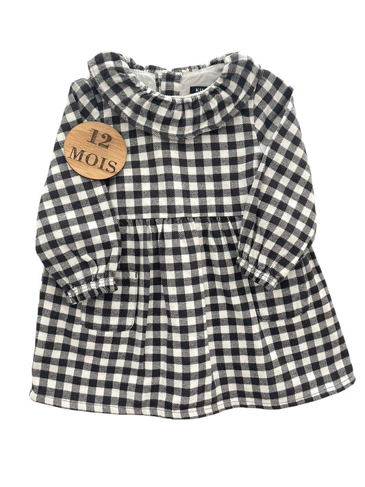 Robe doublée vichy, Kiabi