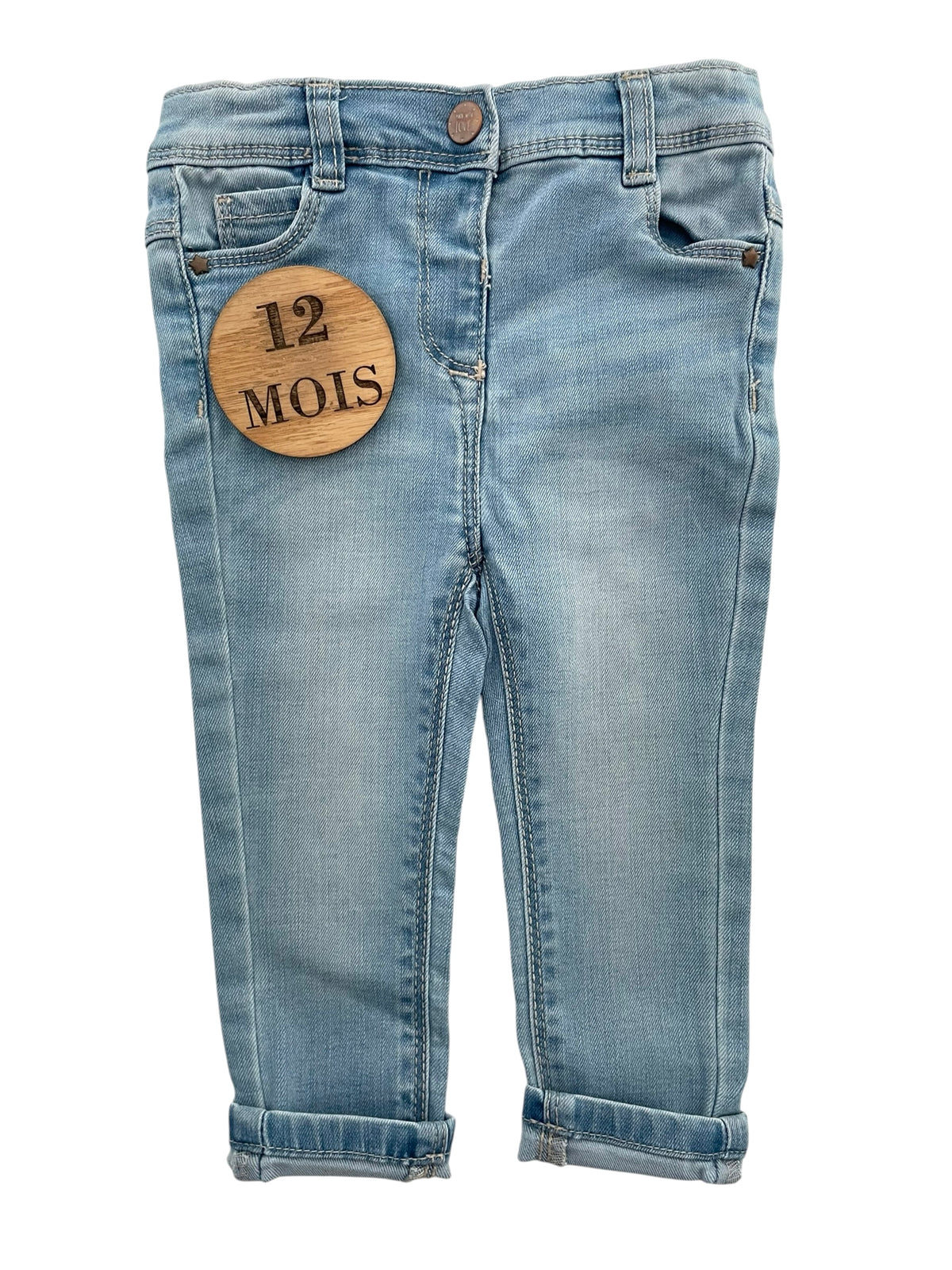 Jean slim bleu clair, TAO